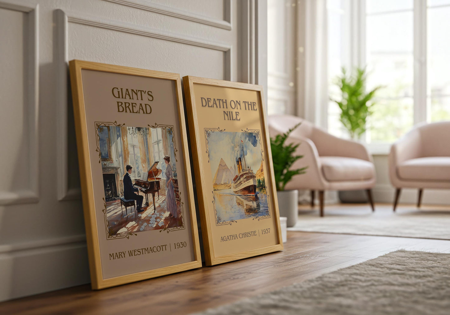 Giant's Bread by Mary Westmacott | Descriptive Book Poster | Minimalist