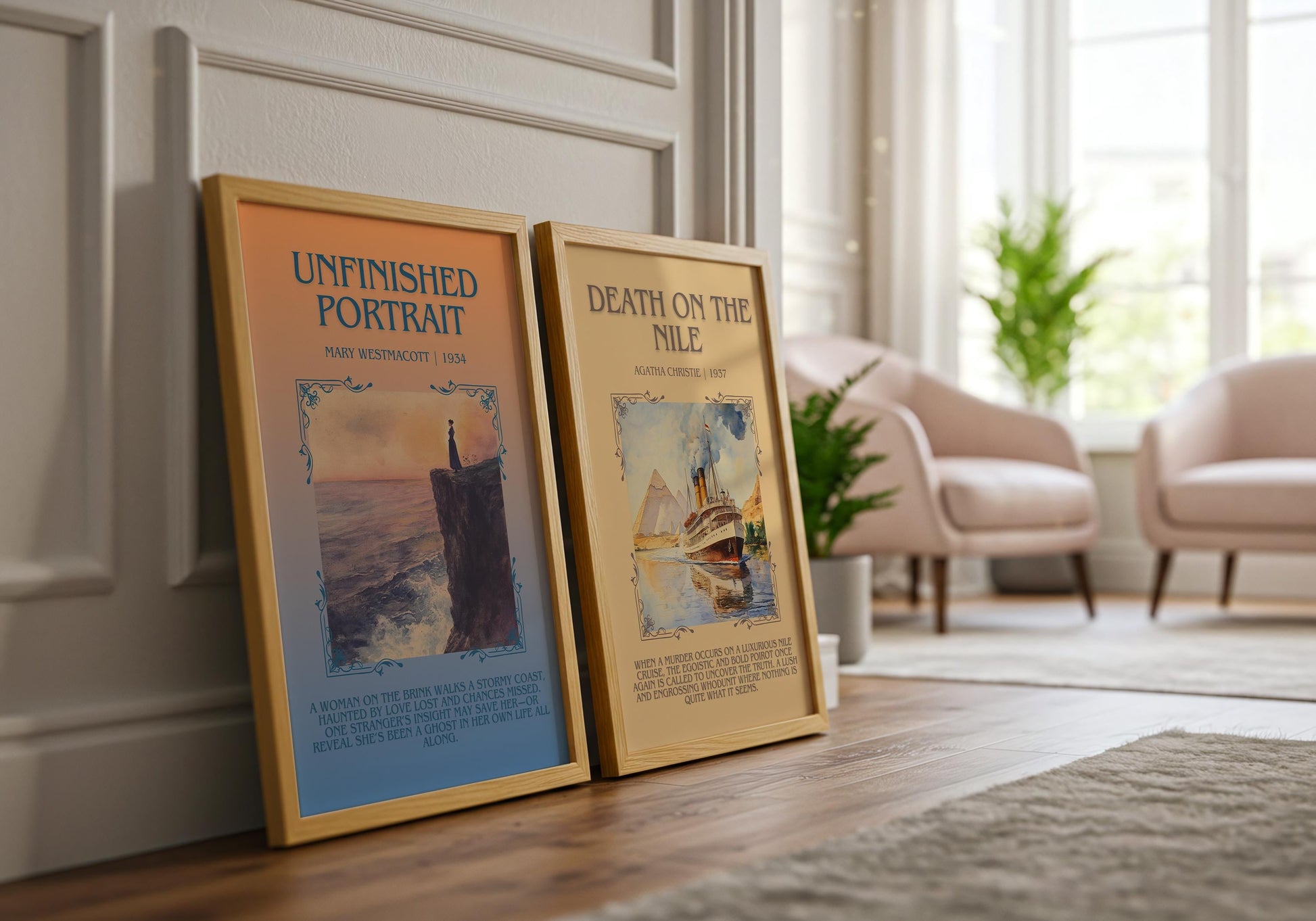 Unfinished Portrait by Mary Westmacott | Descriptive Book Poster | Blurby