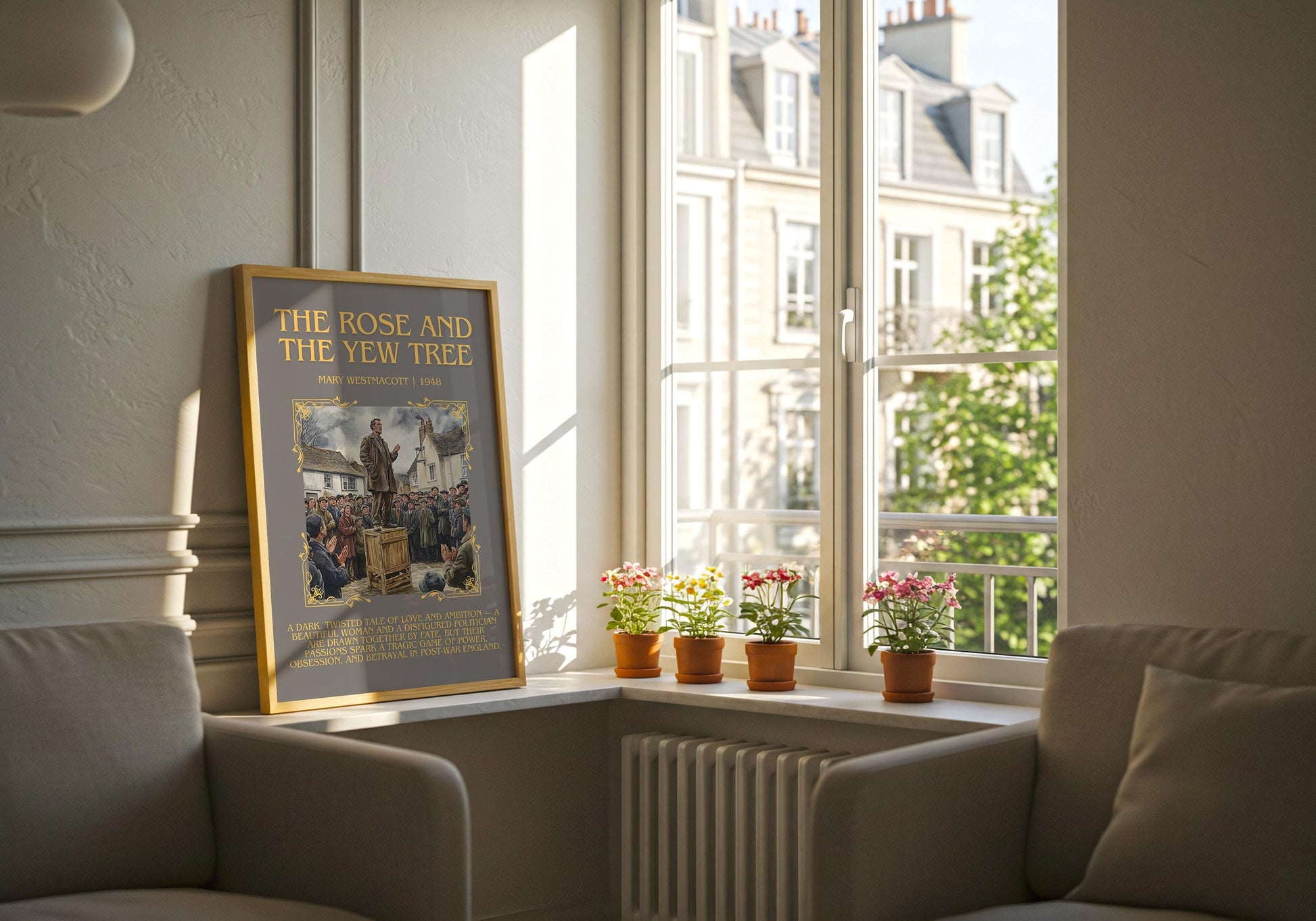 The Rose And The Yew Tree by Mary Westmacott | Descriptive Book Poster | Blurby