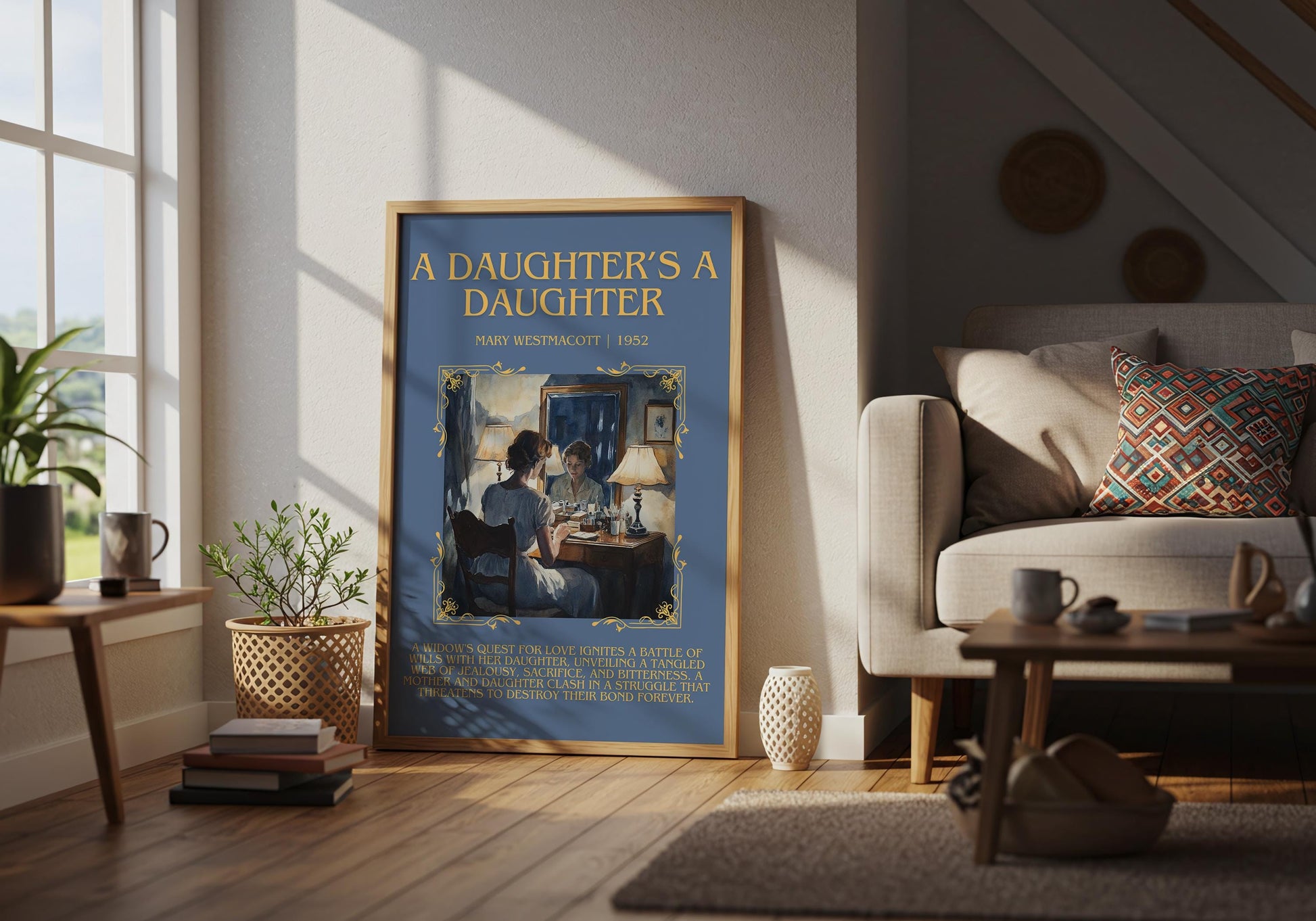 A Daughter's A Daughter by Mary Westmacott | Descriptive Book Poster | Blurby