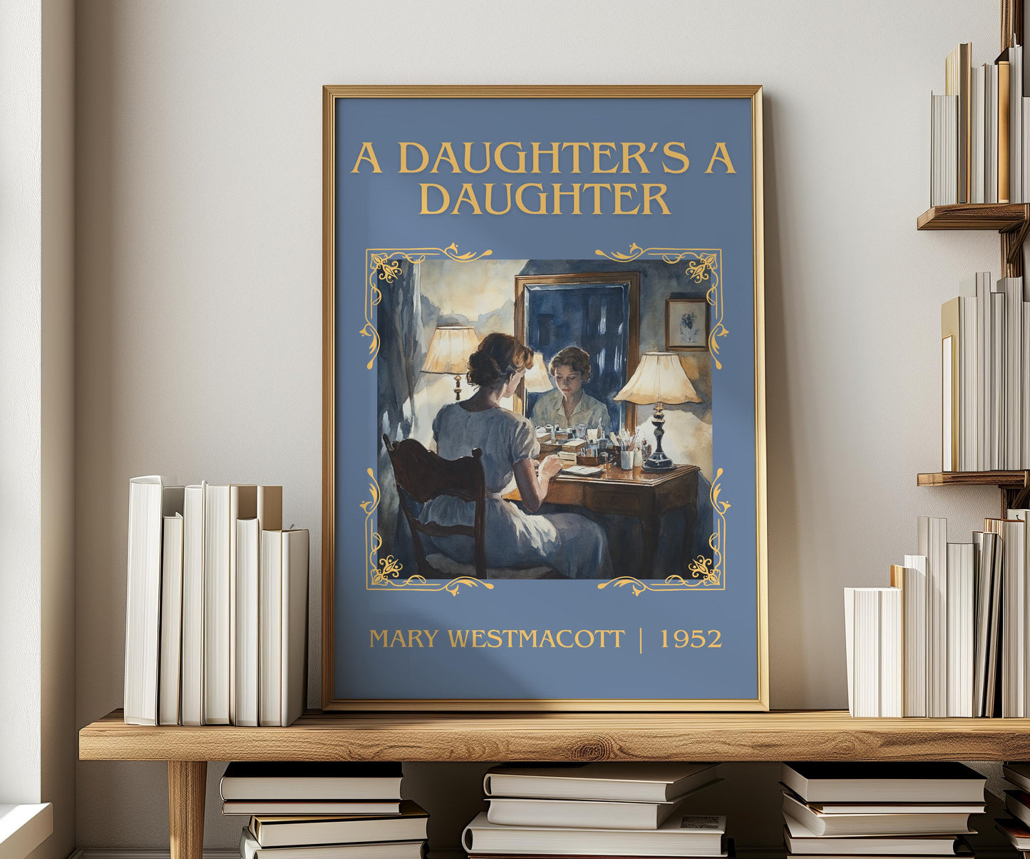 A Daughter's A Daughter by Mary Westmacott | Descriptive Book Poster | Minimalist