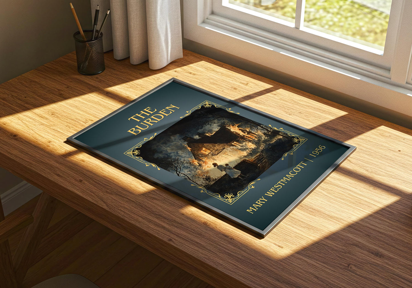 The Burden by Mary Westmacott | Descriptive Book Poster | Minimalist