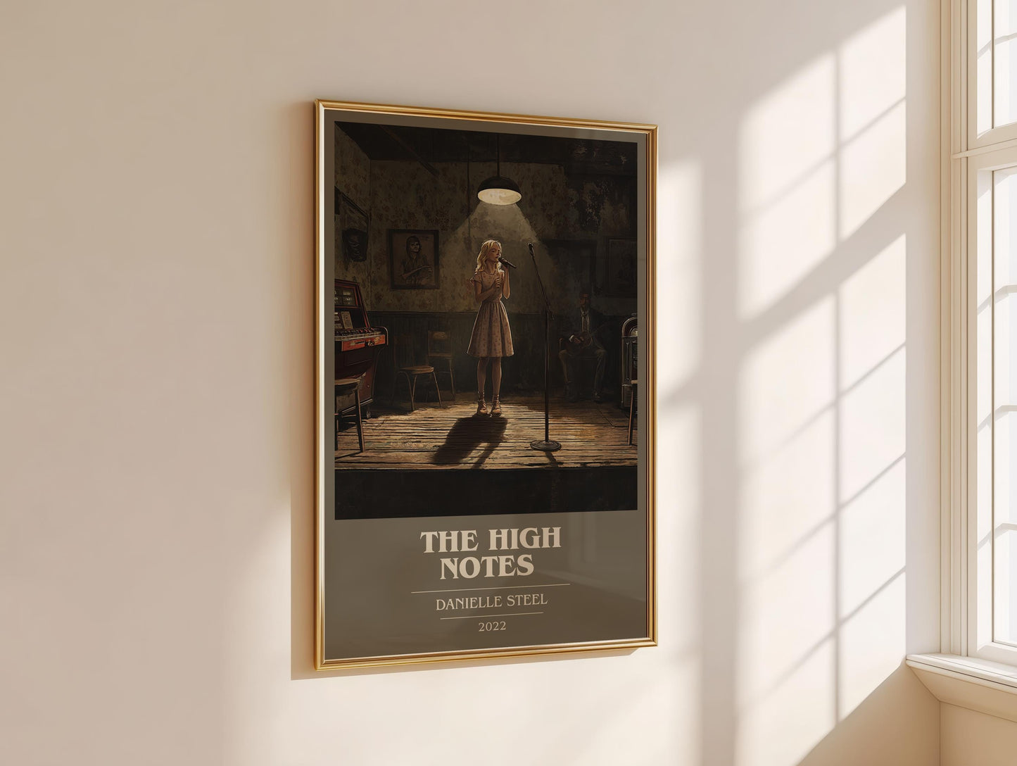 The High Notes book cover book poster framed on wall – romance wall art