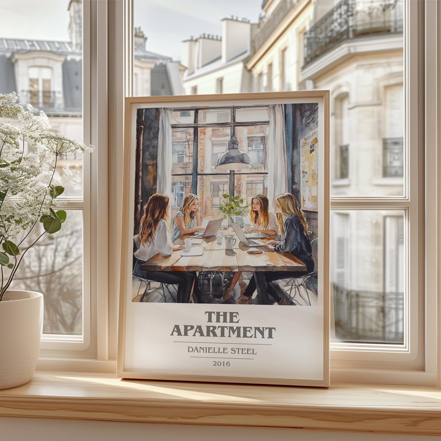 The Apartment book cover book poster framed on wall – romance wall art