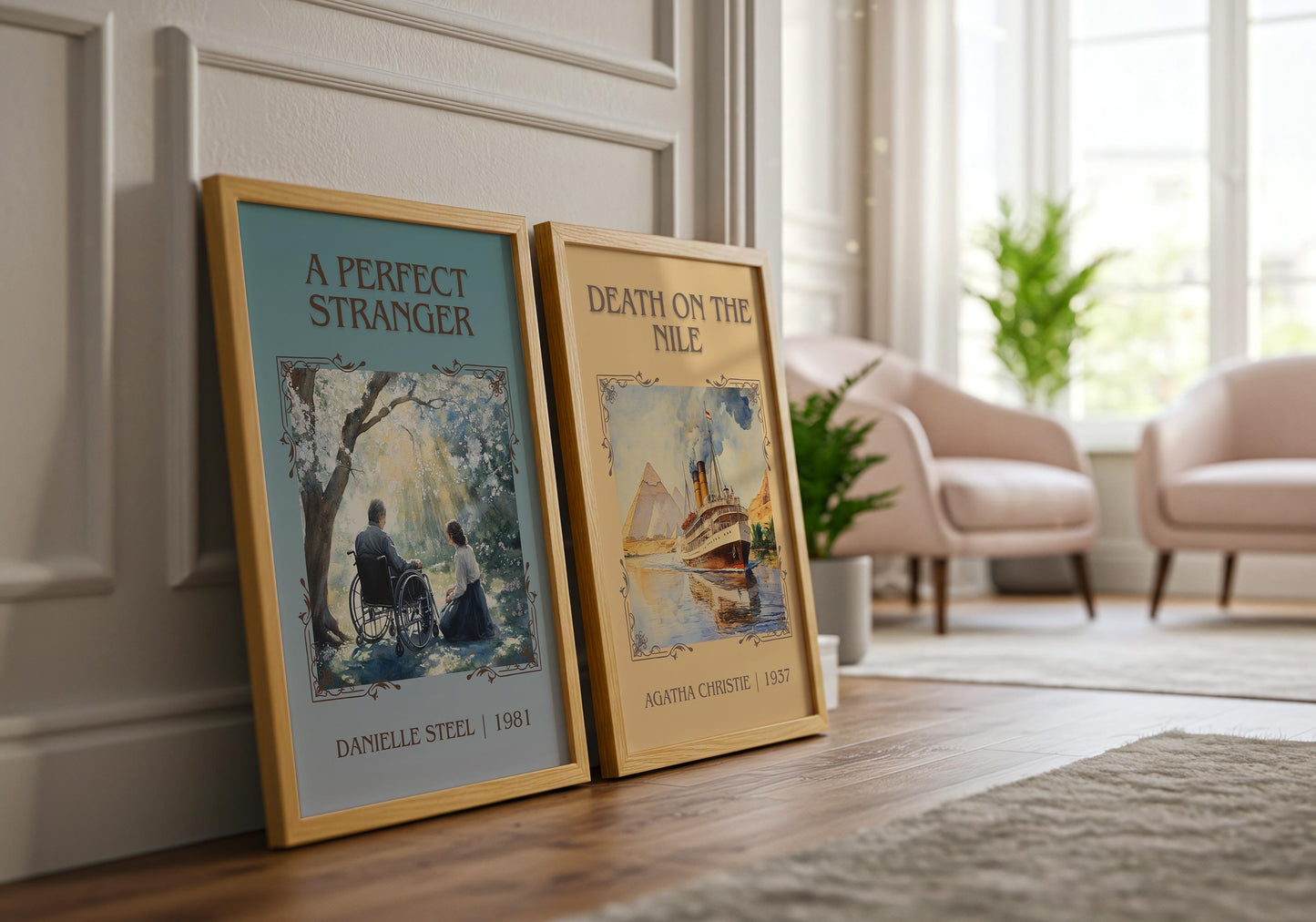 A Perfect Stranger by Danielle Steel | Descriptive Book Poster | Minimalist