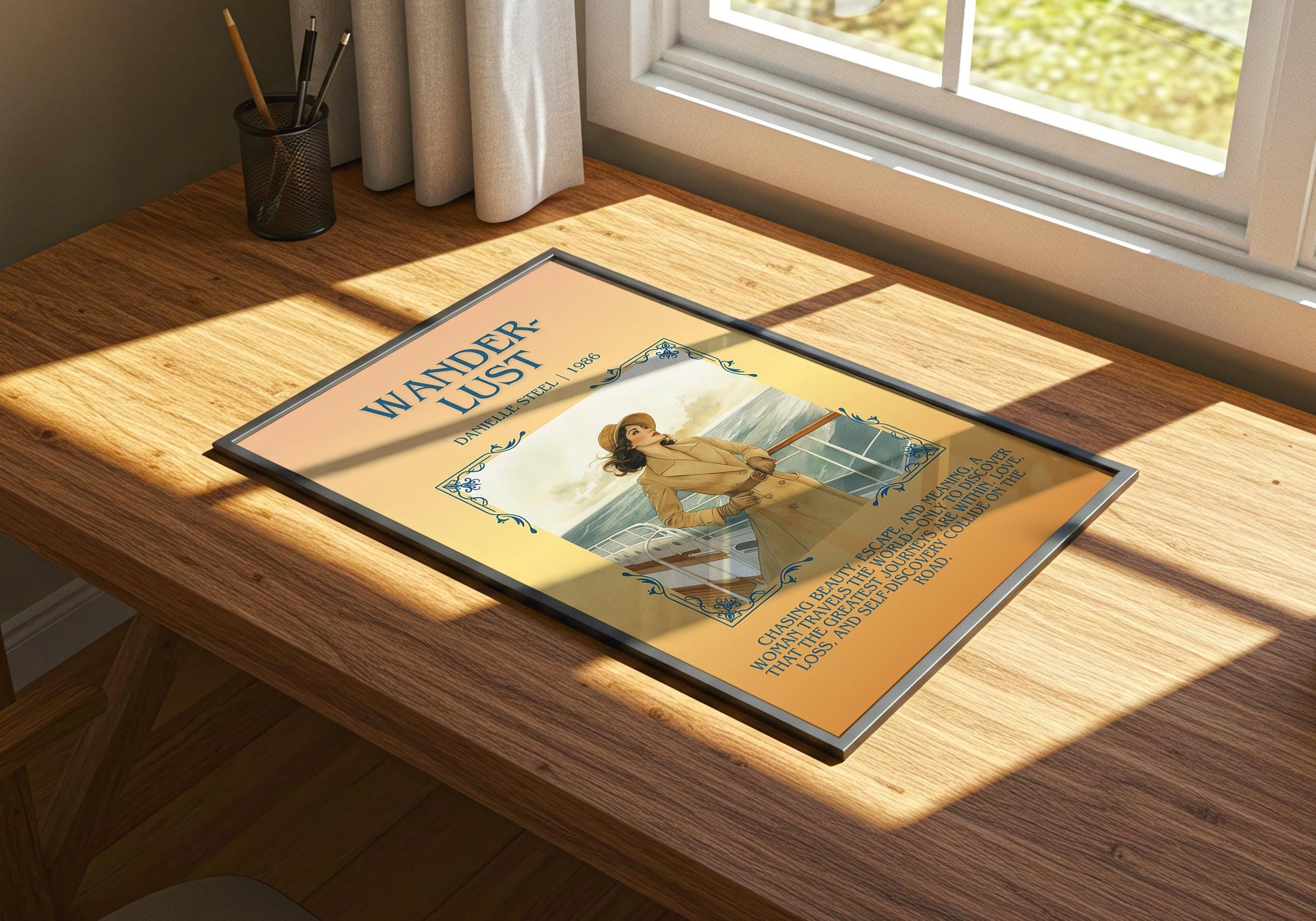 Wanderlust by Danielle Steel | Descriptive Book Poster | Blurby