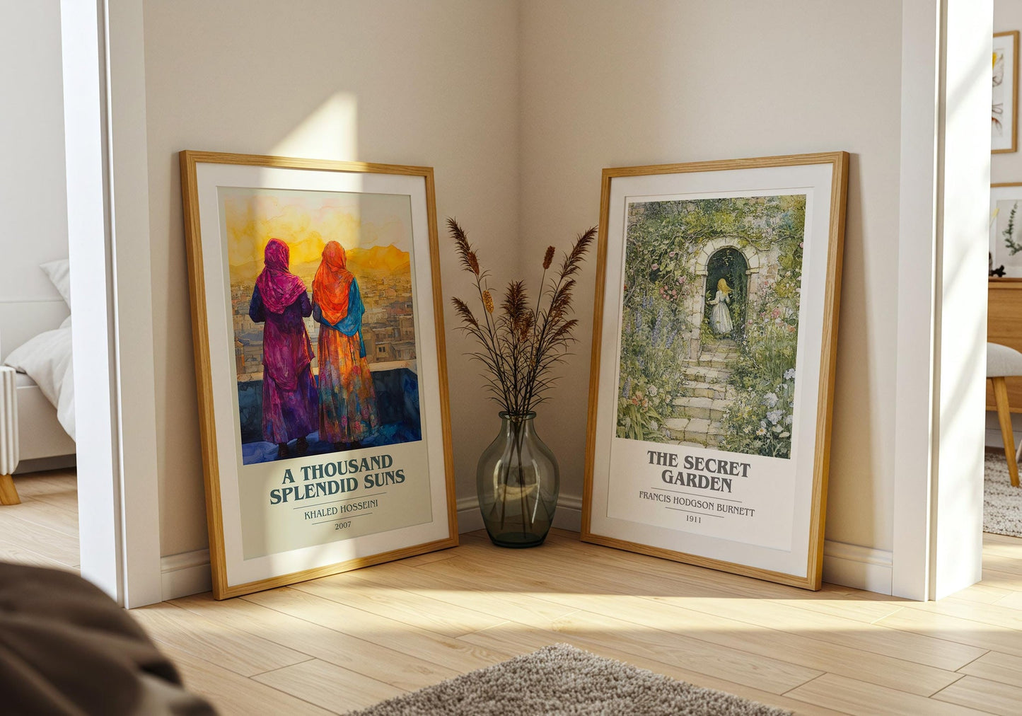 A Thousand Splendid Suns book poster packaging – museum-quality print rolled in protective tube