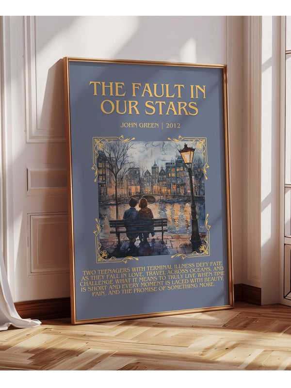 The Fault in Our Stars minimalist poster paper finish options – matte satin gloss