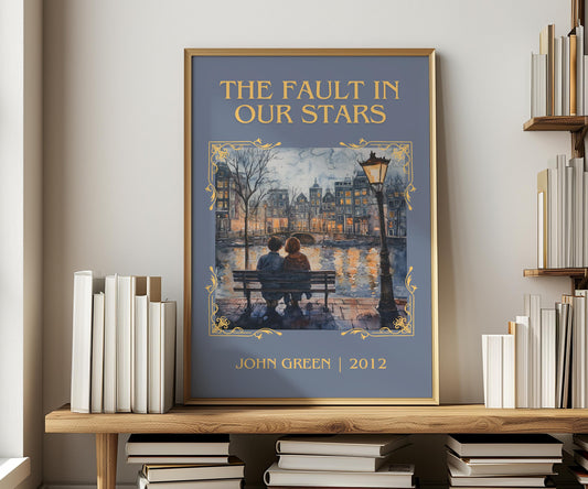 The Fault In Our Stars by John Green | Descriptive Book Poster | Minimalist