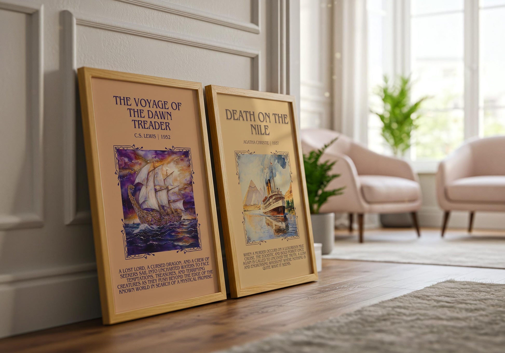 The Voyage Of The Dawn Treader by C.S. Lewis | Descriptive Book Poster | Blurby