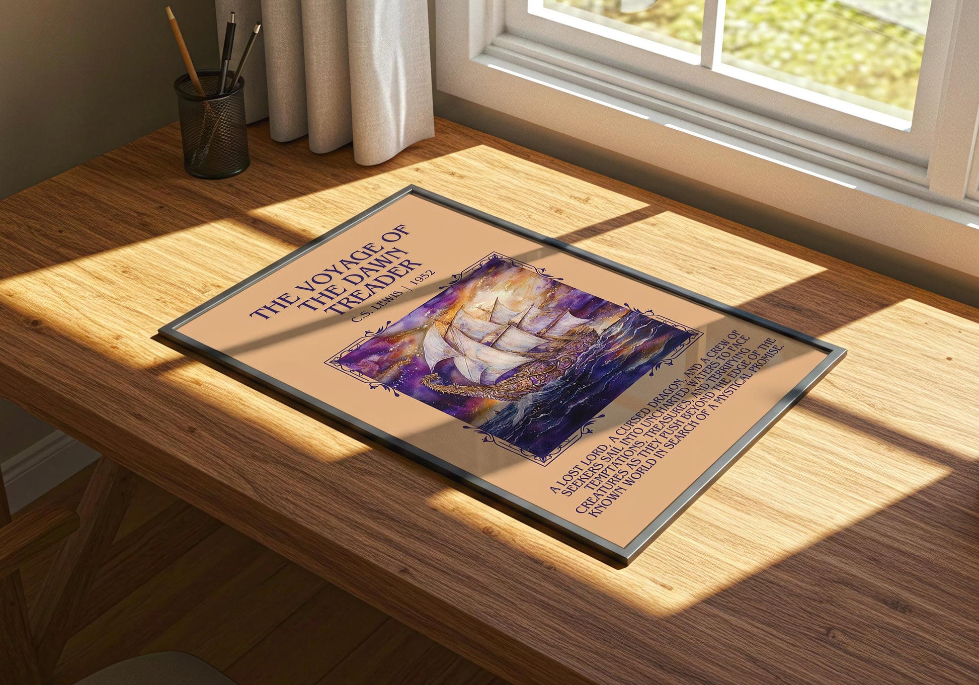 The Voyage Of The Dawn Treader by C.S. Lewis | Descriptive Book Poster | Blurby