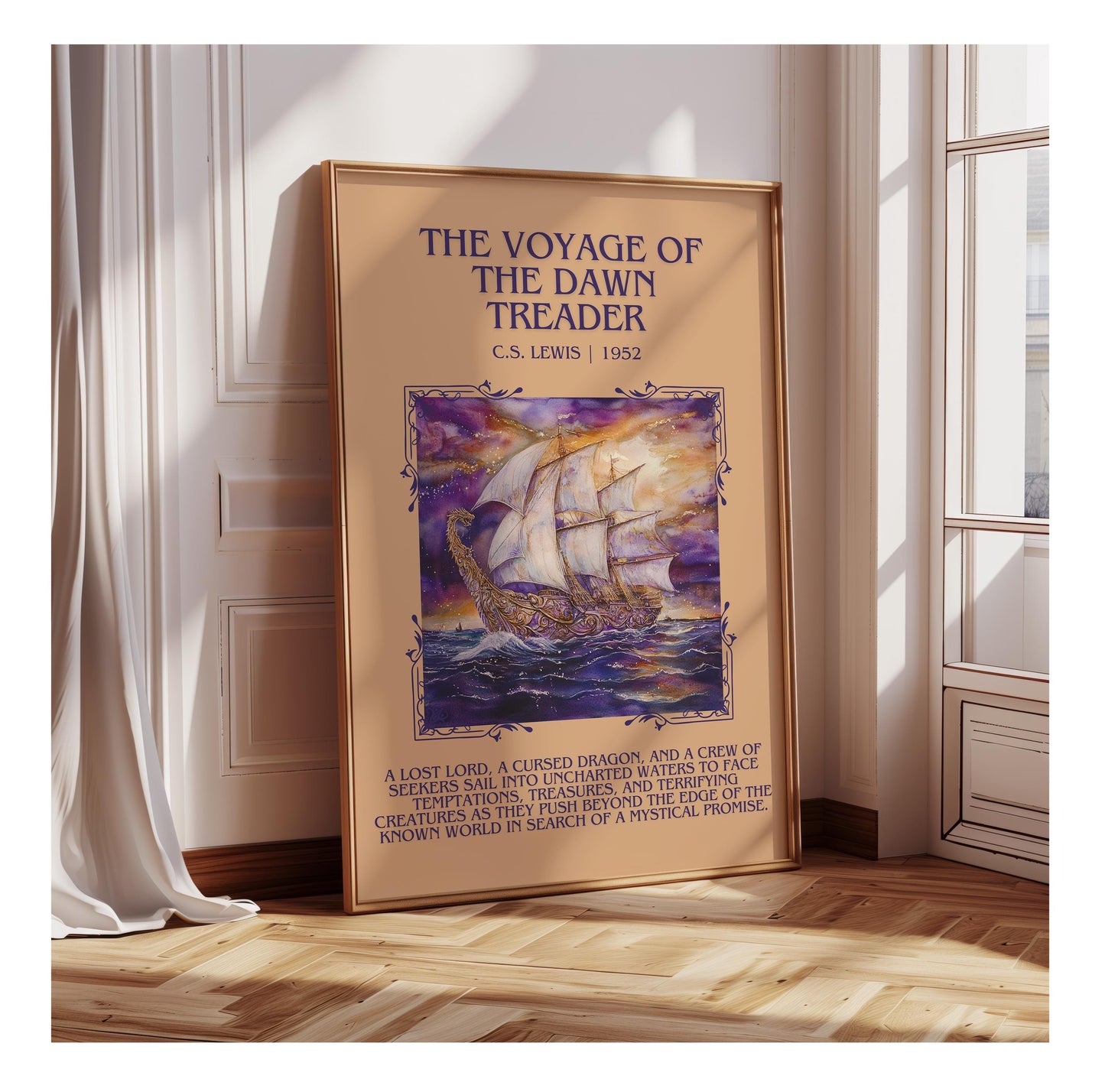 The Voyage Of The Dawn Treader by C.S. Lewis | Descriptive Book Poster | Blurby