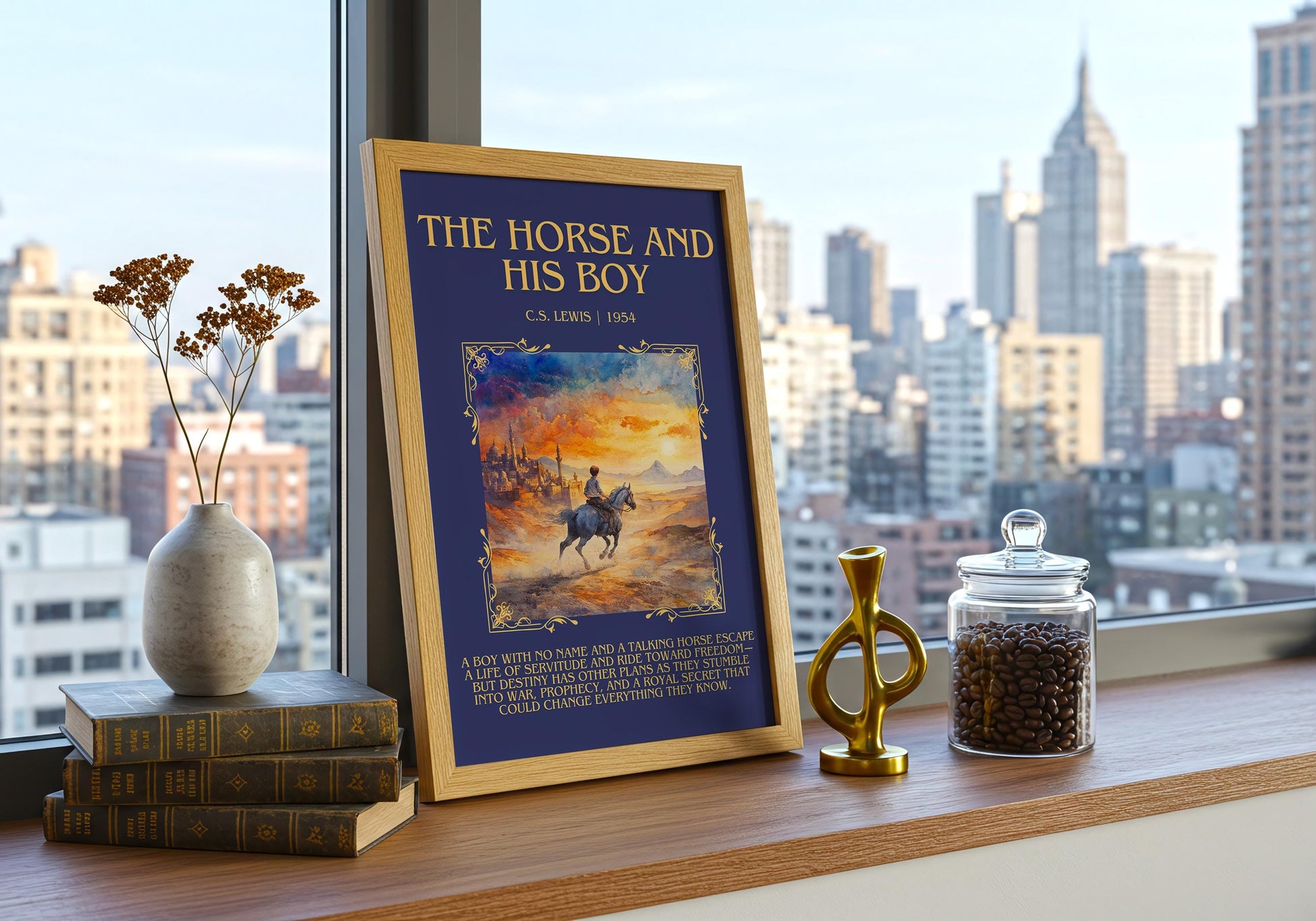 The Horse And His Boy by C.S. Lewis | Descriptive Book Poster | Blurby