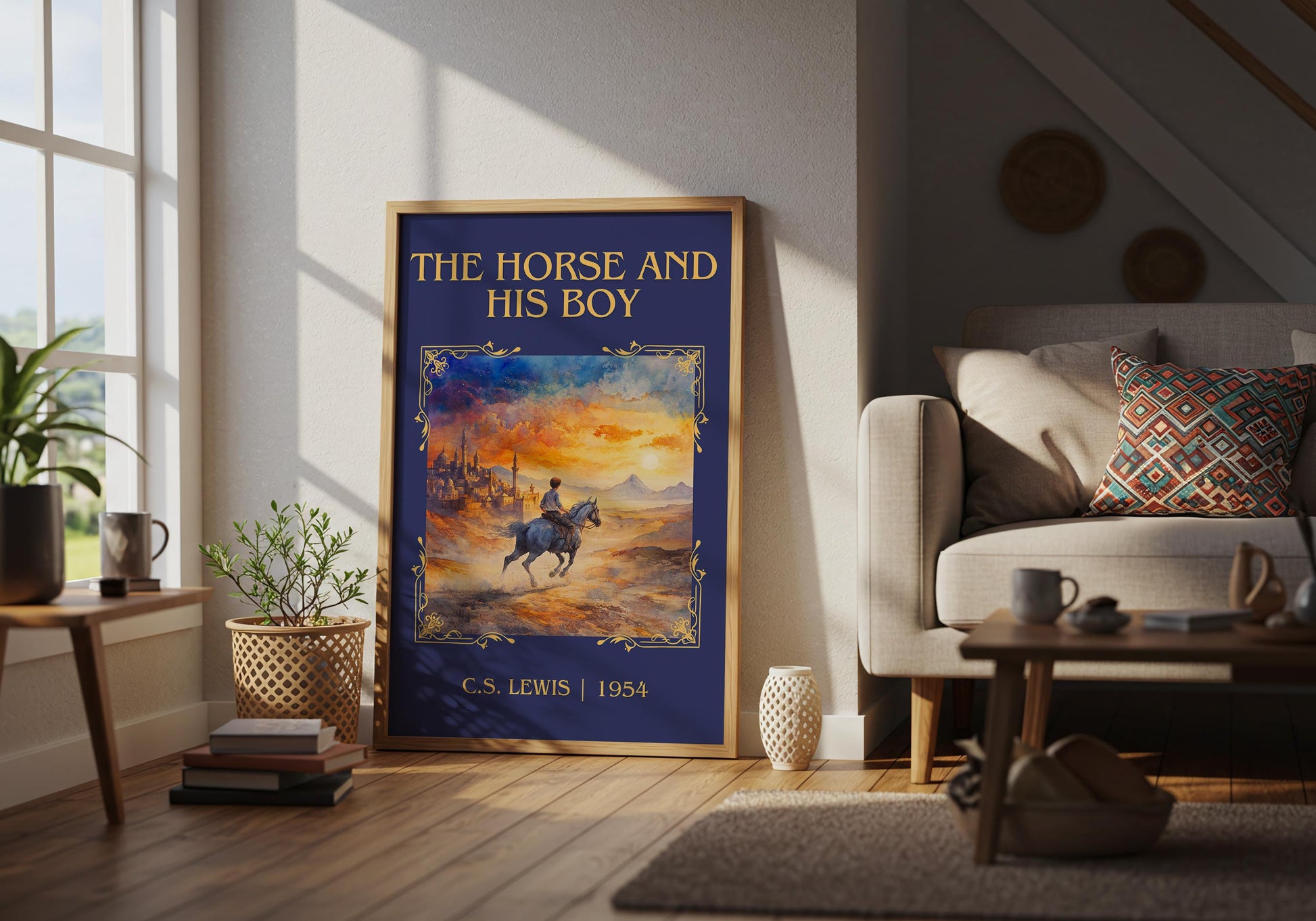 The Horse And His Boy by C.S. Lewis | Descriptive Book Poster | Minimalist