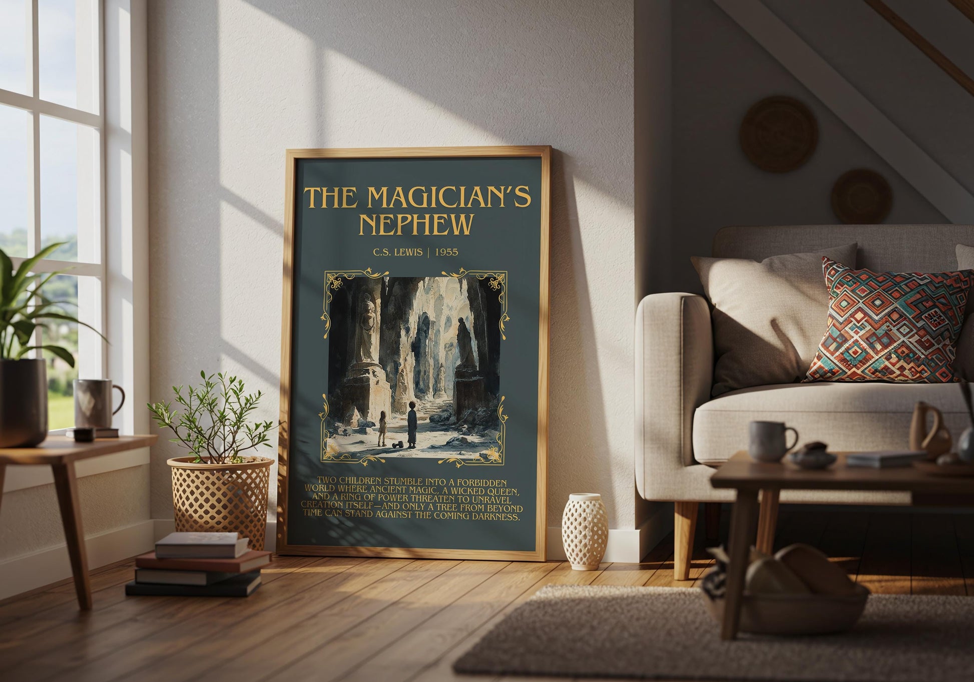 The Magician's Nephew by C.S. Lewis | Descriptive Book Poster | Blurby