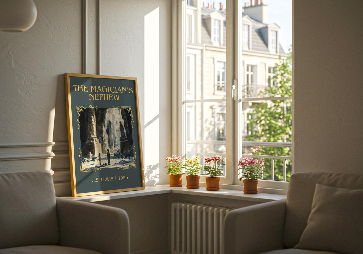 The Magician's Nephew by C.S. Lewis | Descriptive Book Poster | Minimalist