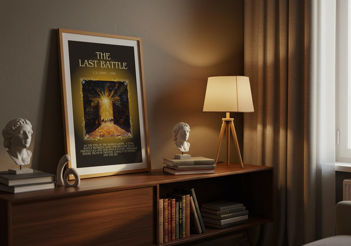 The Last Battle by C.S. Lewis | Descriptive Book Poster | Blurby