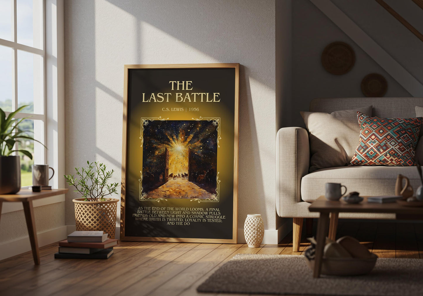 The Last Battle by C.S. Lewis | Descriptive Book Poster | Blurby