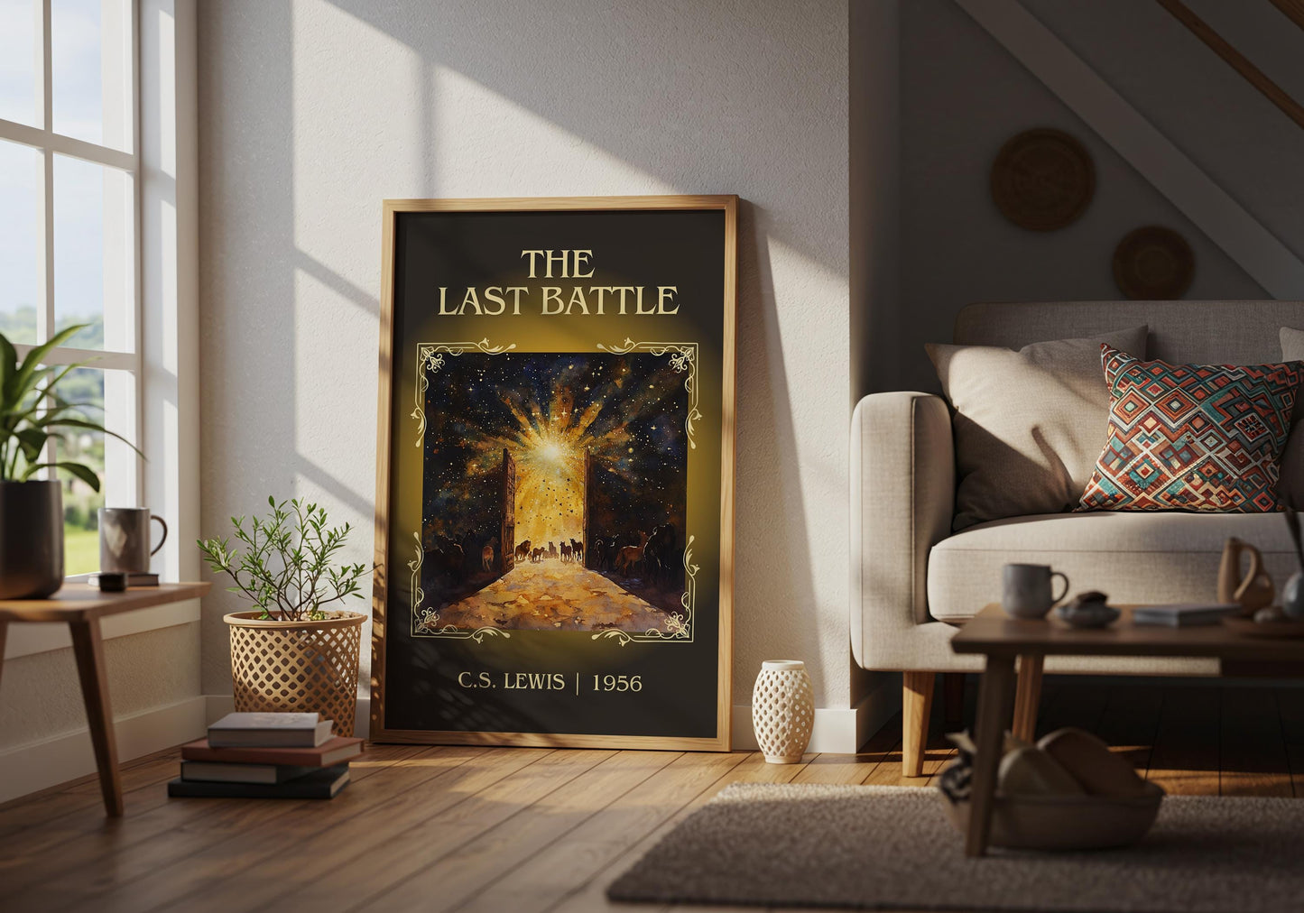 The Last Battle by C.S. Lewis | Descriptive Book Poster | Minimalist