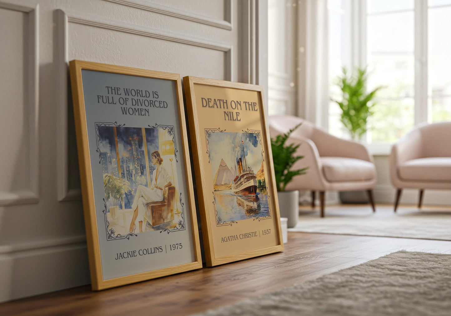 The World Is Full Of Divorced Women by Jackie Collins | Descriptive Book Poster | Minimalist