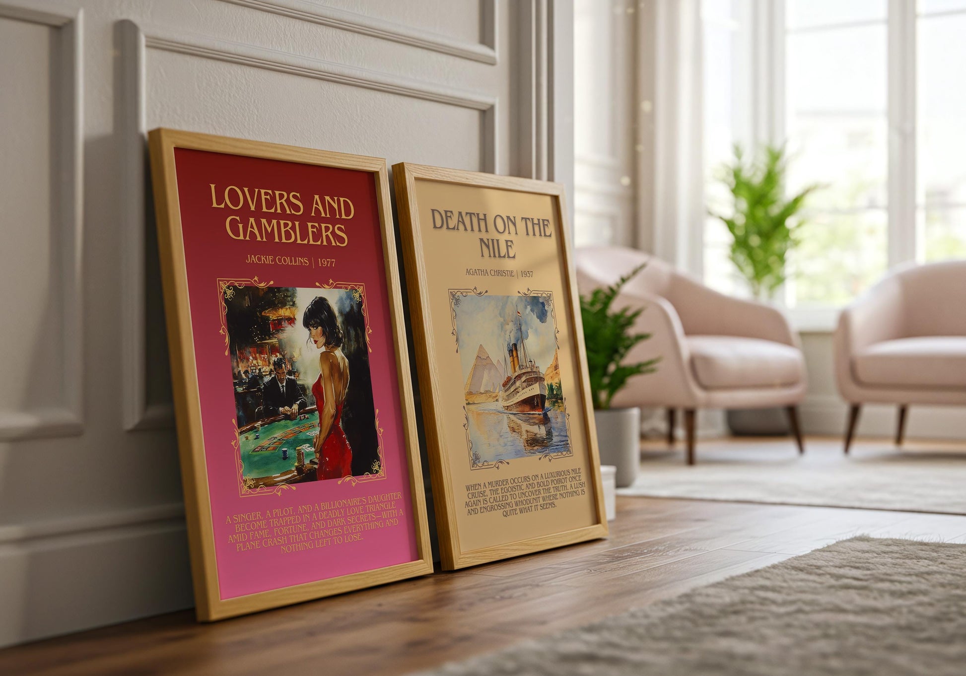 Lovers and Gamblers by Jackie Collins | Descriptive Book Poster | Blurby