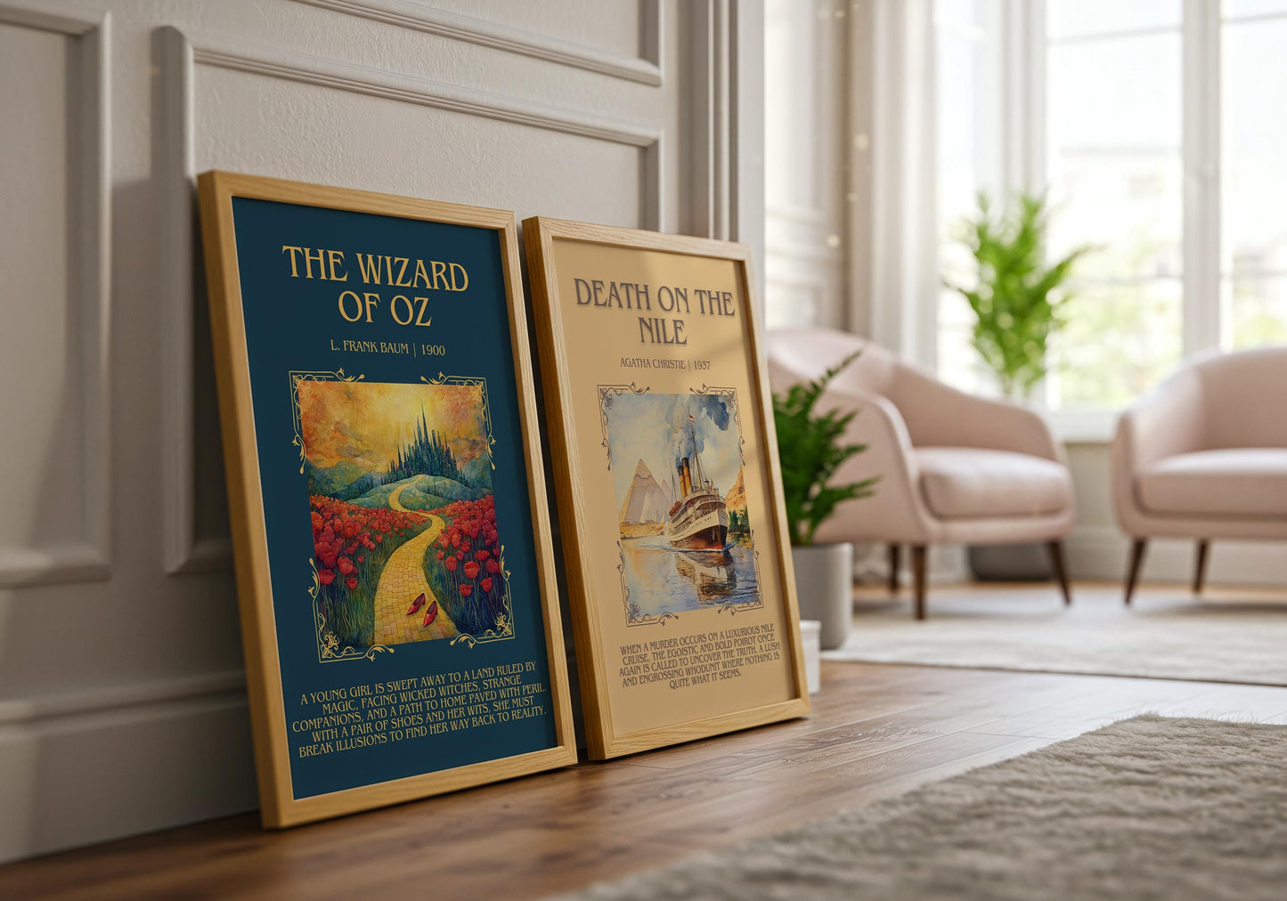 The Wizard Of Oz by L. Frank Baum | Descriptive Book Poster | Blurby