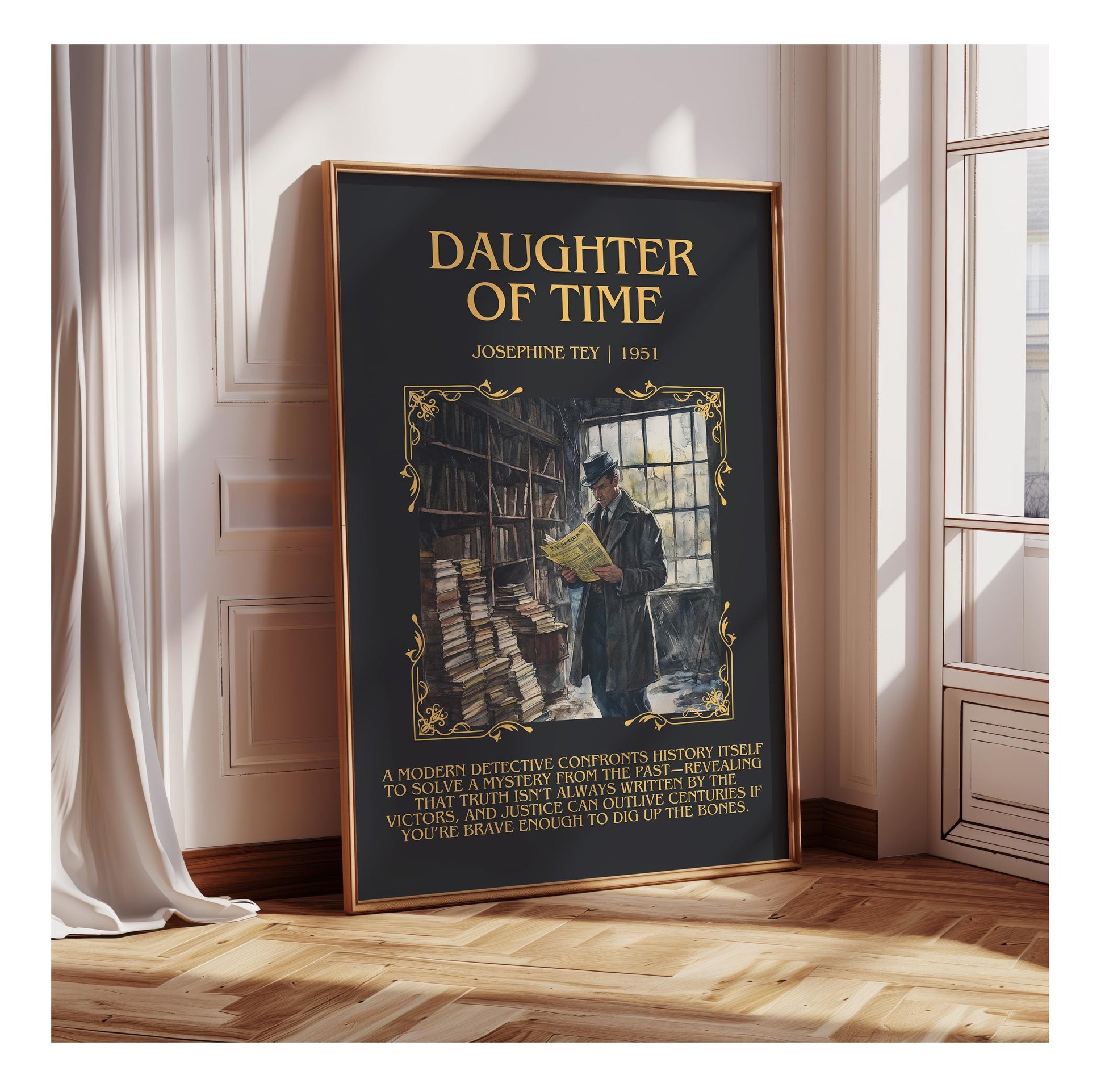 Daughter Of Time by Josephine They | Descriptive Book Poster | Blurby