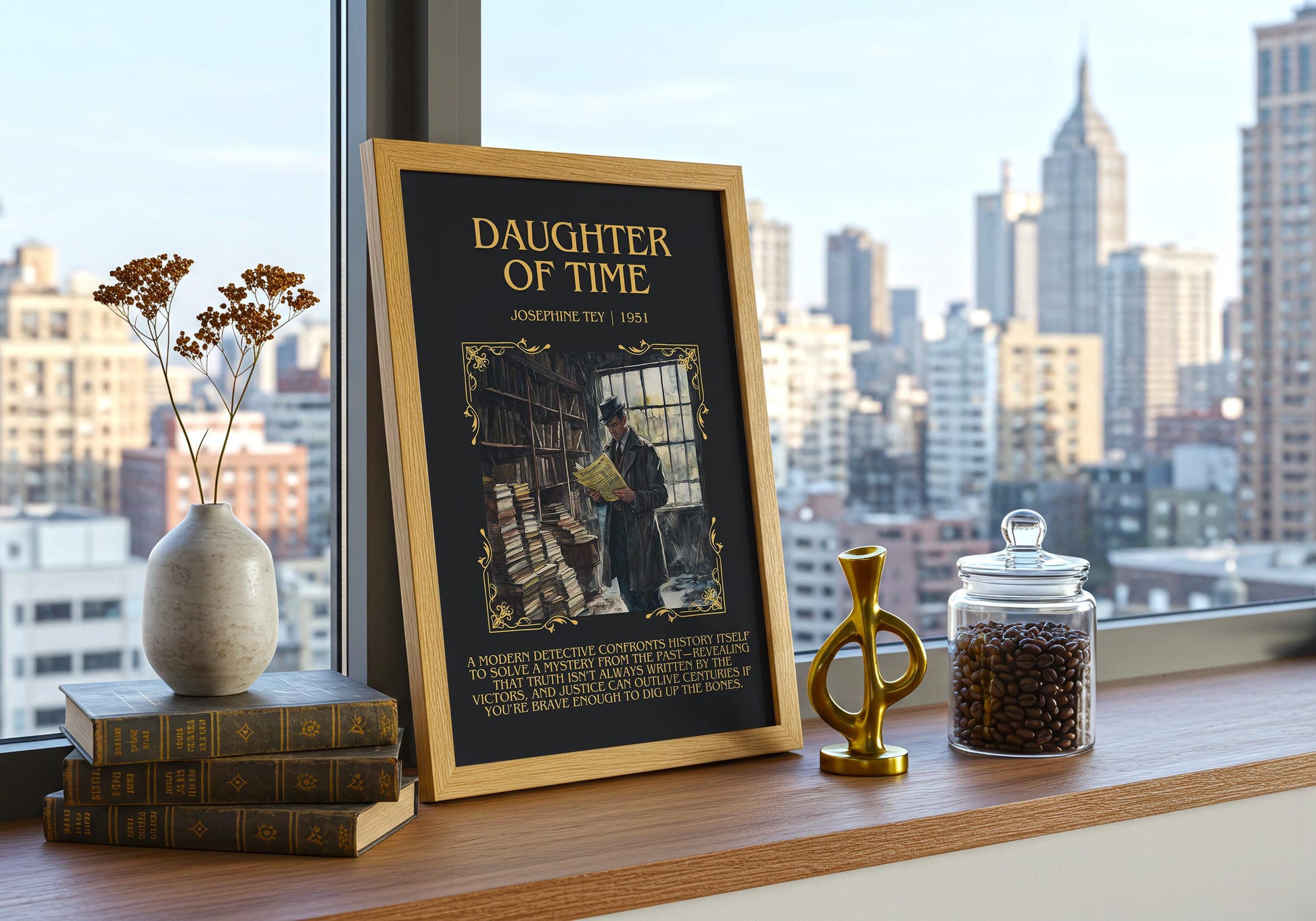 Daughter Of Time by Josephine They | Descriptive Book Poster | Blurby