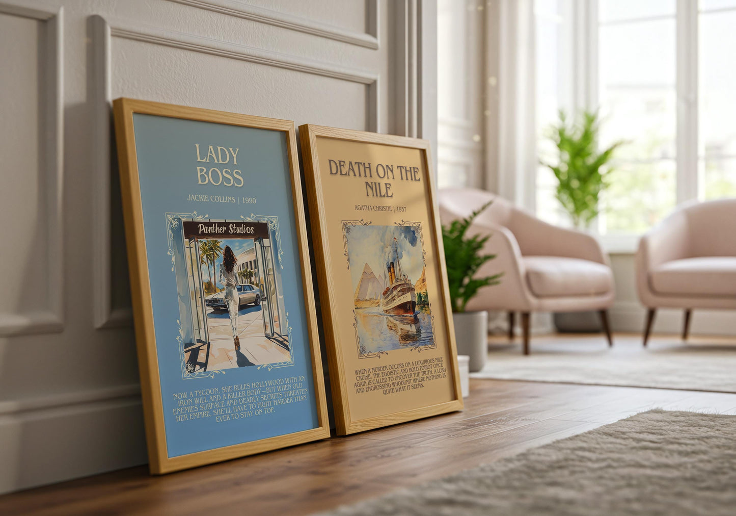 Lady Boss by Jackie Collins | Descriptive Book Poster | Blurby