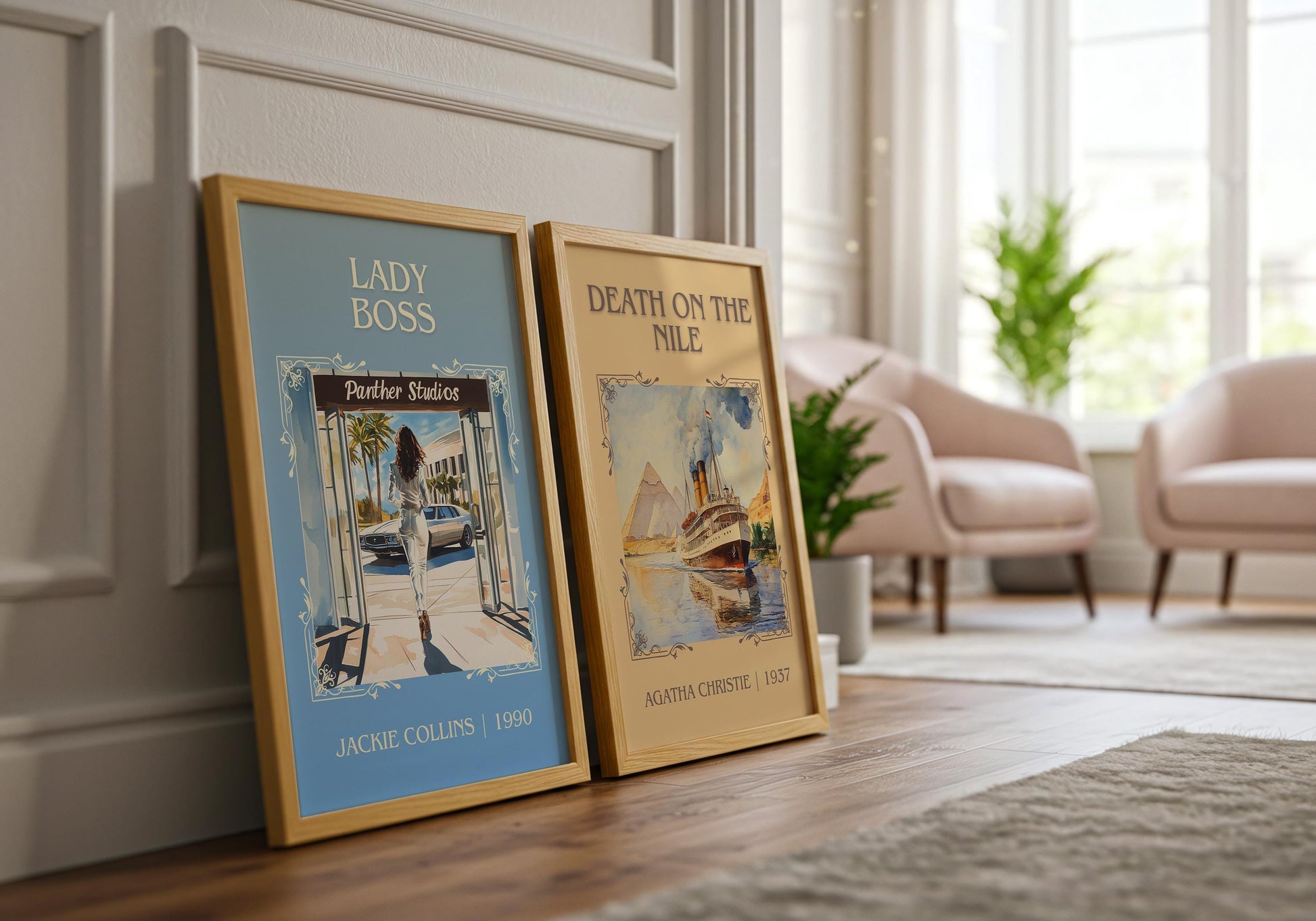 Lady Boss by Jackie Collins | Descriptive Book Poster | Minimalist