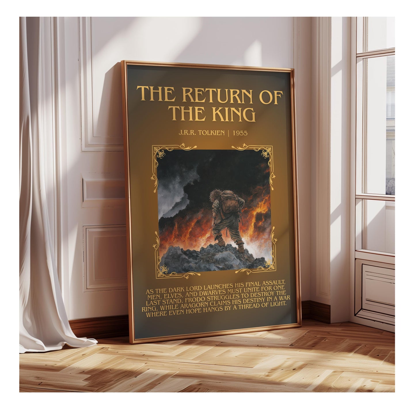 The Return Of The King by J.R.R. Tolkien | Descriptive Book Poster | Blurby