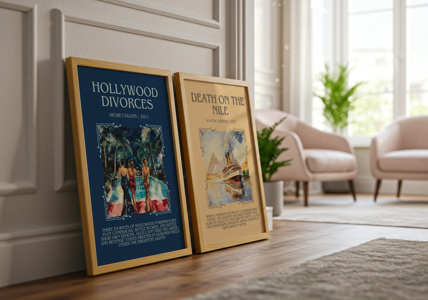 Hollywood Divorces by Jackie Collins | Descriptive Book Poster | Blurby