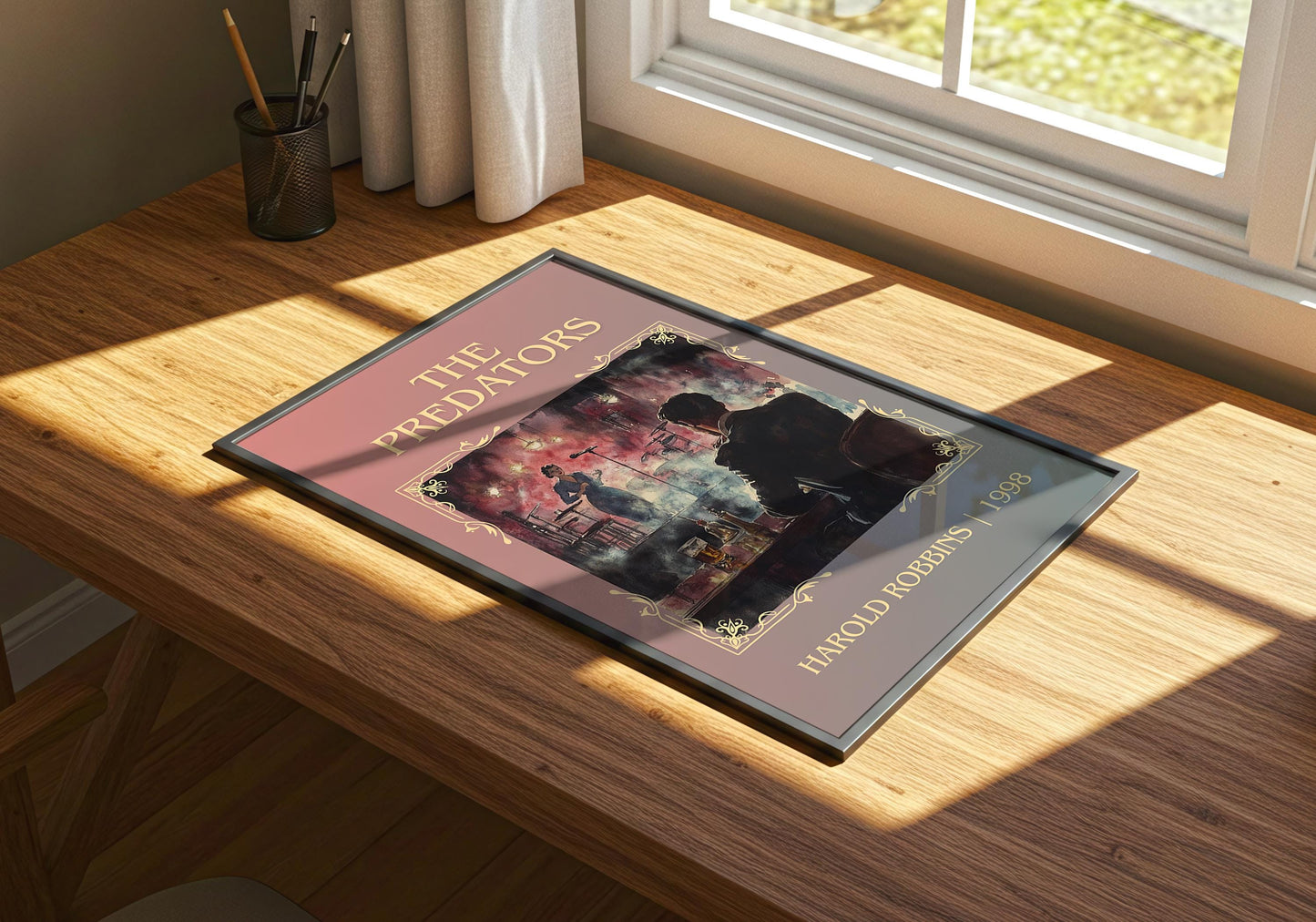 The Predators by Harold Robbins | Descriptive Book Poster | Minimalist