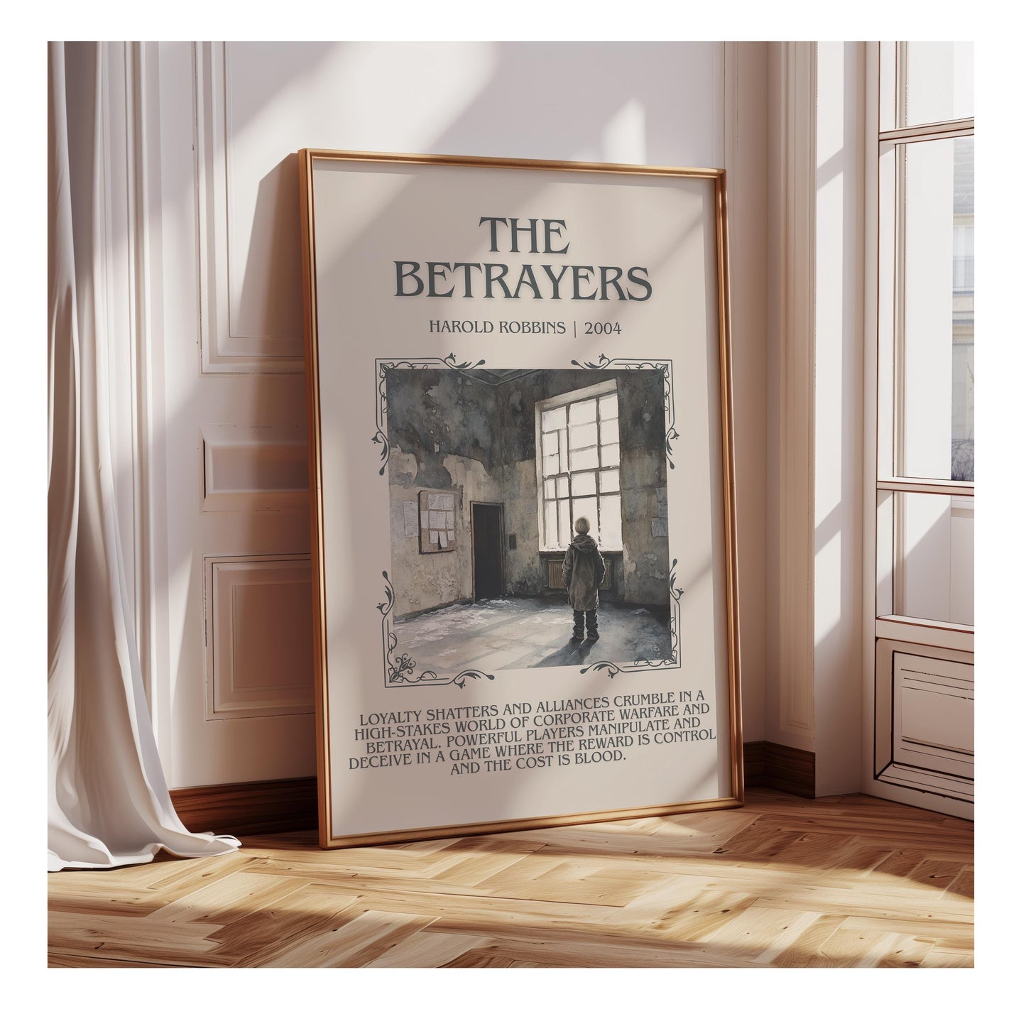 The Betrayers by Harold Robbins | Descriptive Book Poster | Blurby