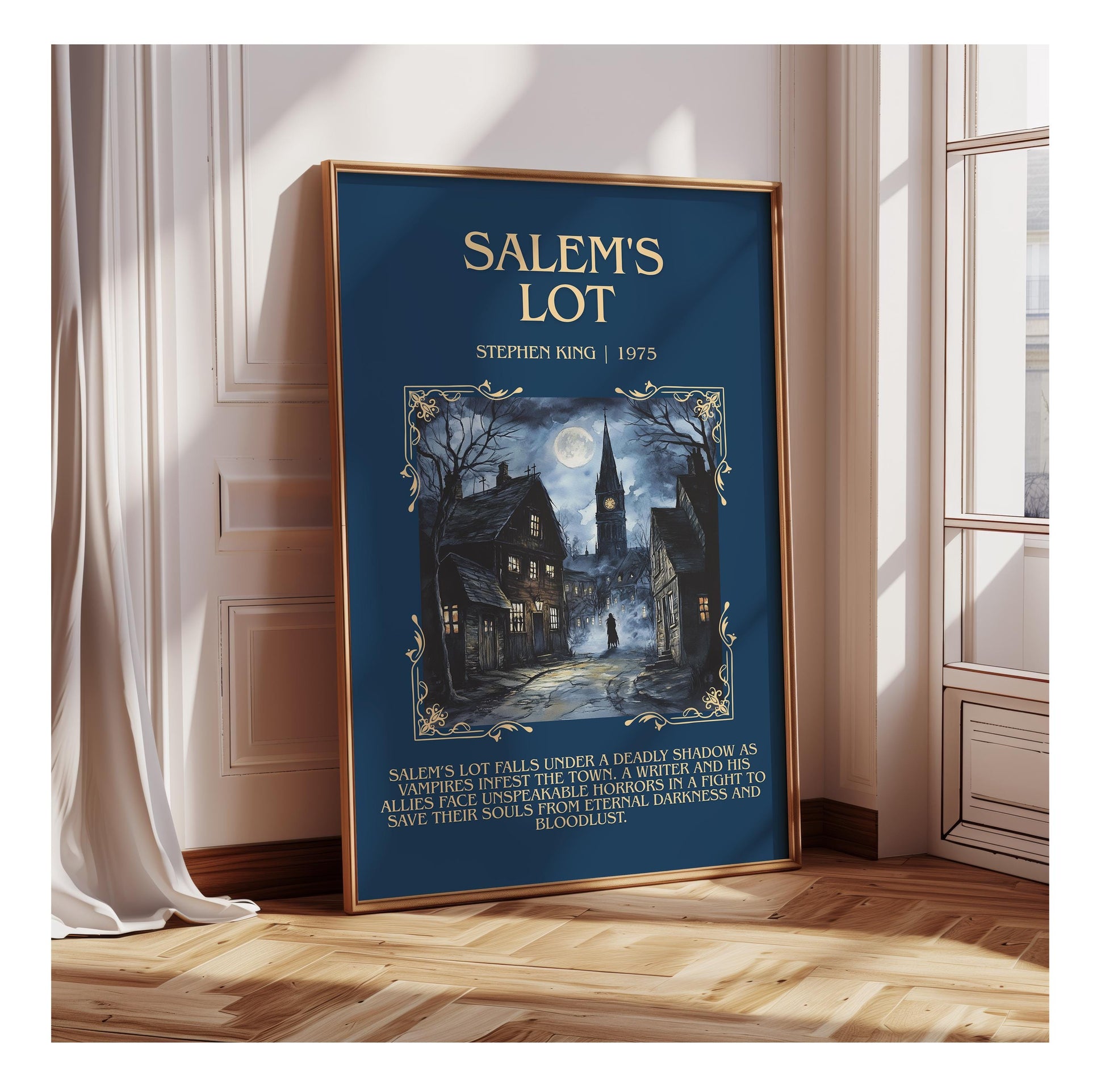 Salem's Lot by Stephen King | Descriptive Book Poster | Blurby