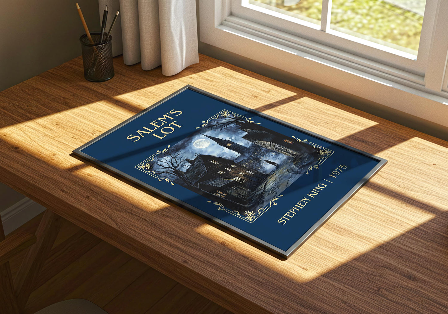 Salem's Lot by Stephen King | Descriptive Book Poster | Minimalist