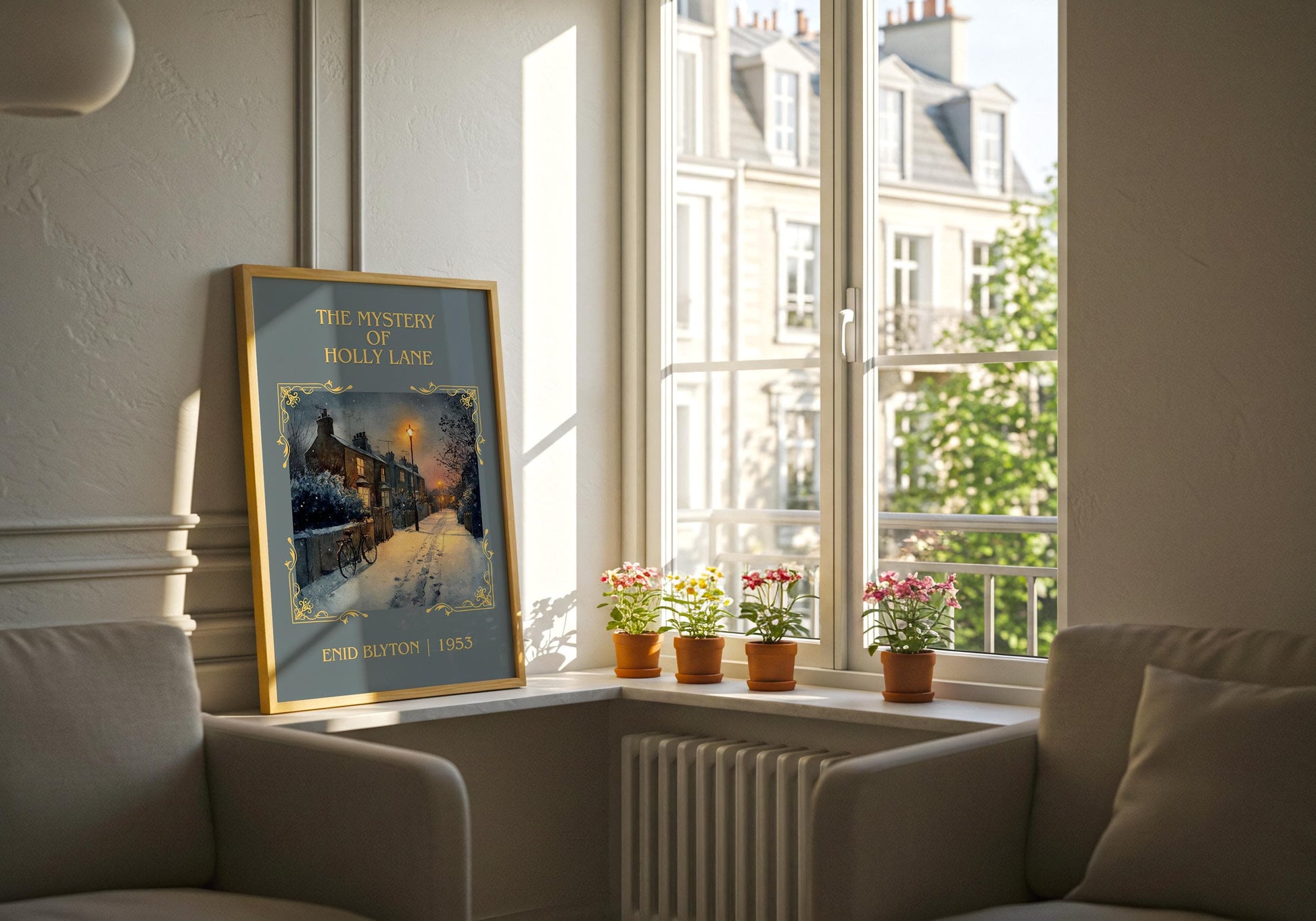 The Mystery Of Holly Lane by Enid Blyton | Descriptive Book Poster | Minimalist