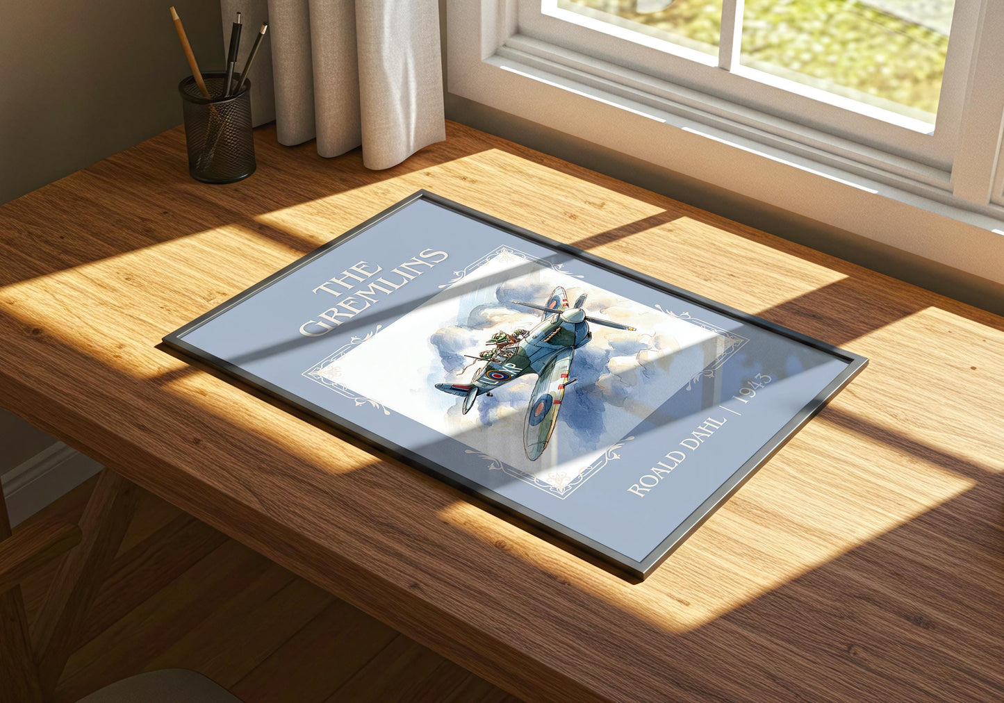 The Gremlins by Roald Dahl | Descriptive Book Poster | Minimalist