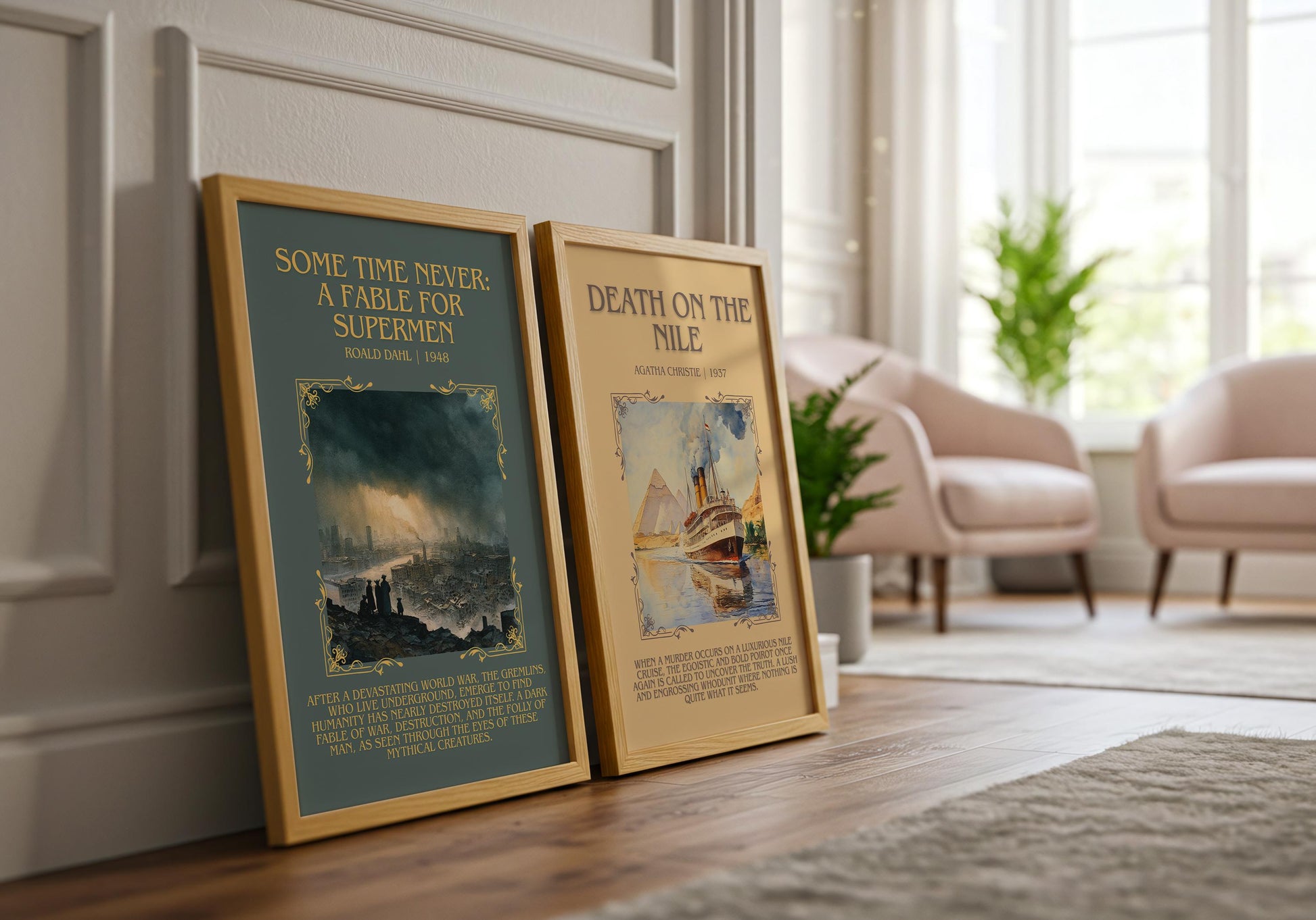 Some Time Never: A Fable For Supermen by Roald Dahl | Descriptive Book Poster | Blurby