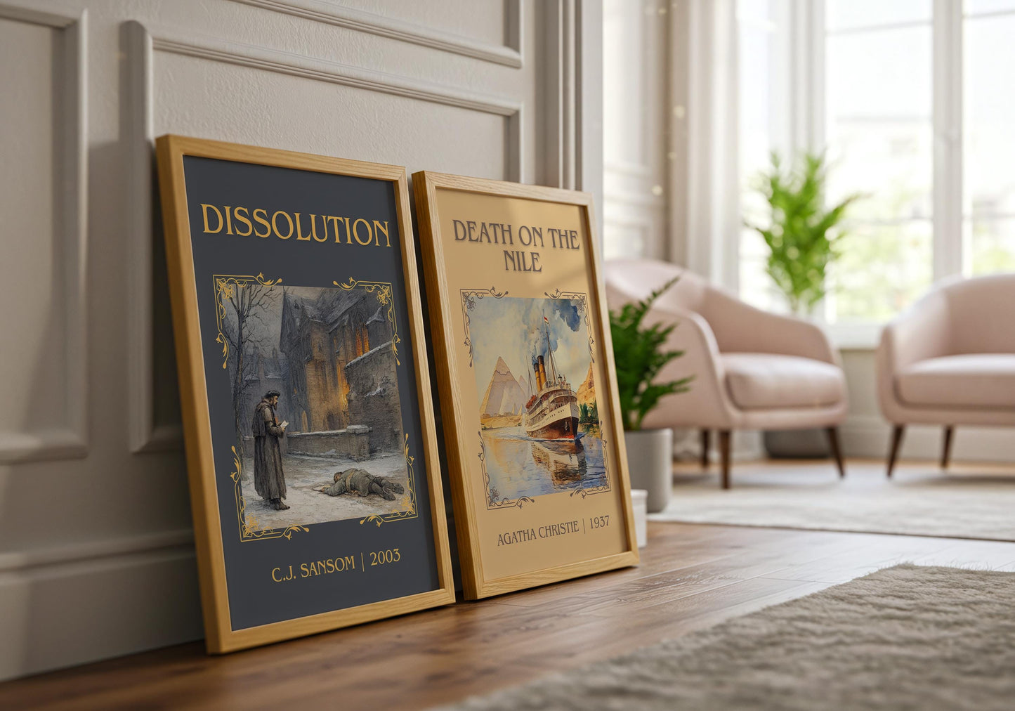 Dissolution by C.J. Sansom | Descriptive Book Poster | Minimalist