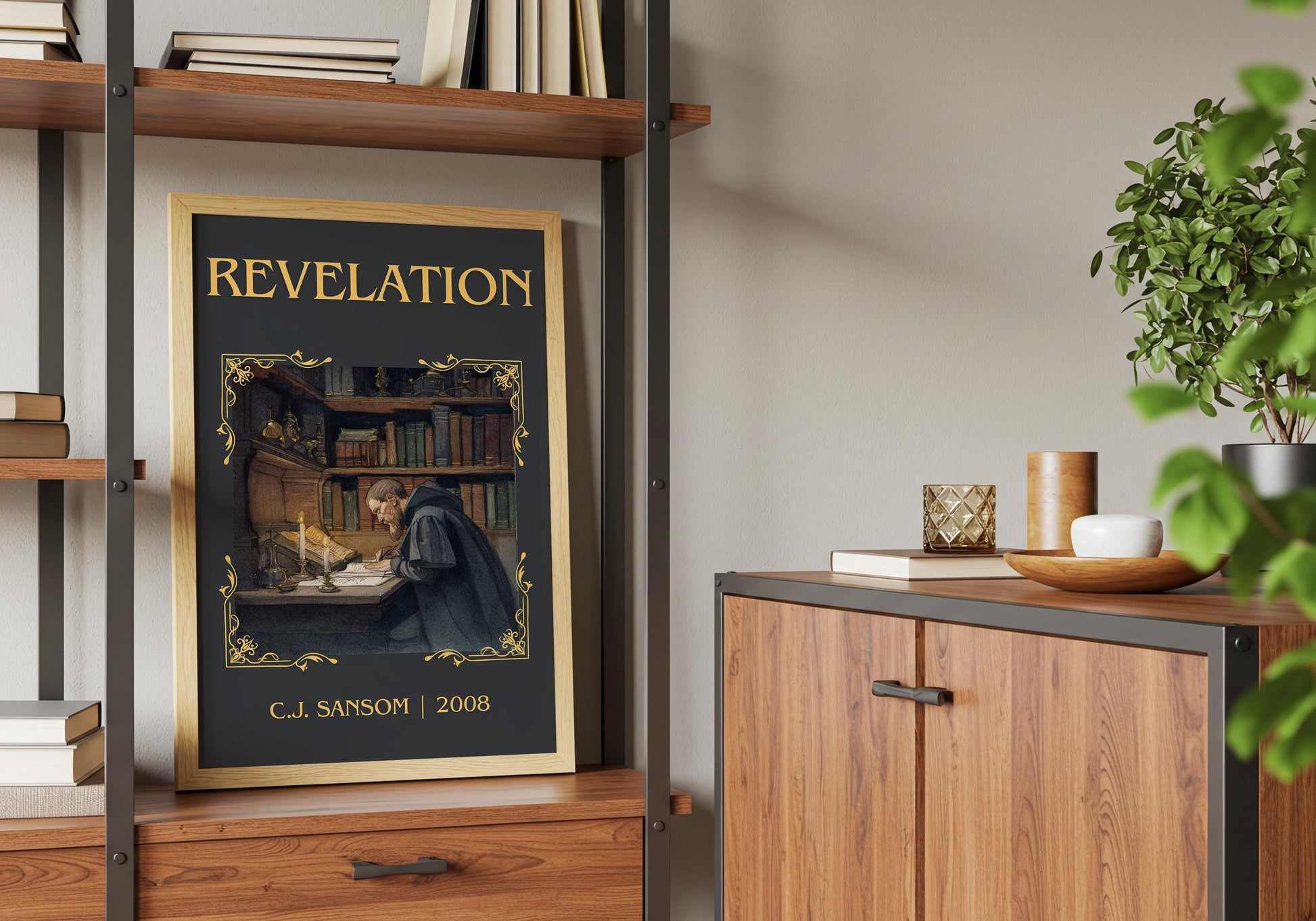 Revelation by C.J. Sansom | Descriptive Book Poster | Minimalist