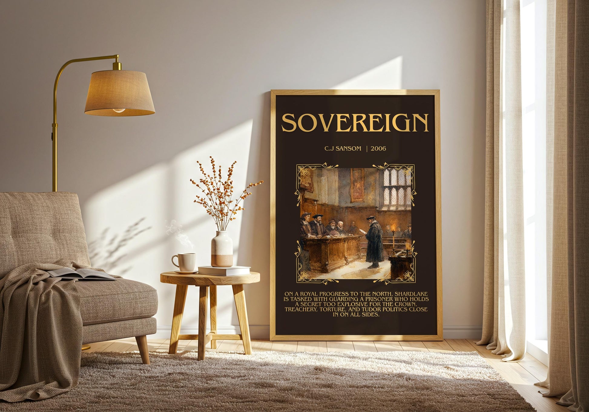 Sovereign by C.J. Samson | Descriptive Book Poster | Blurby
