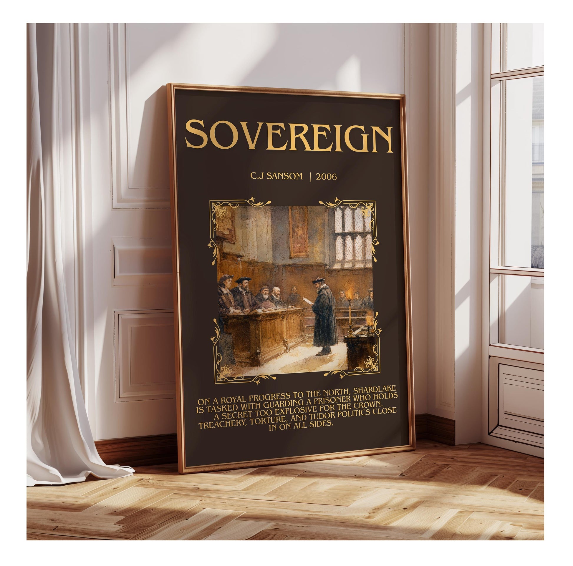 Sovereign by C.J. Samson | Descriptive Book Poster | Blurby