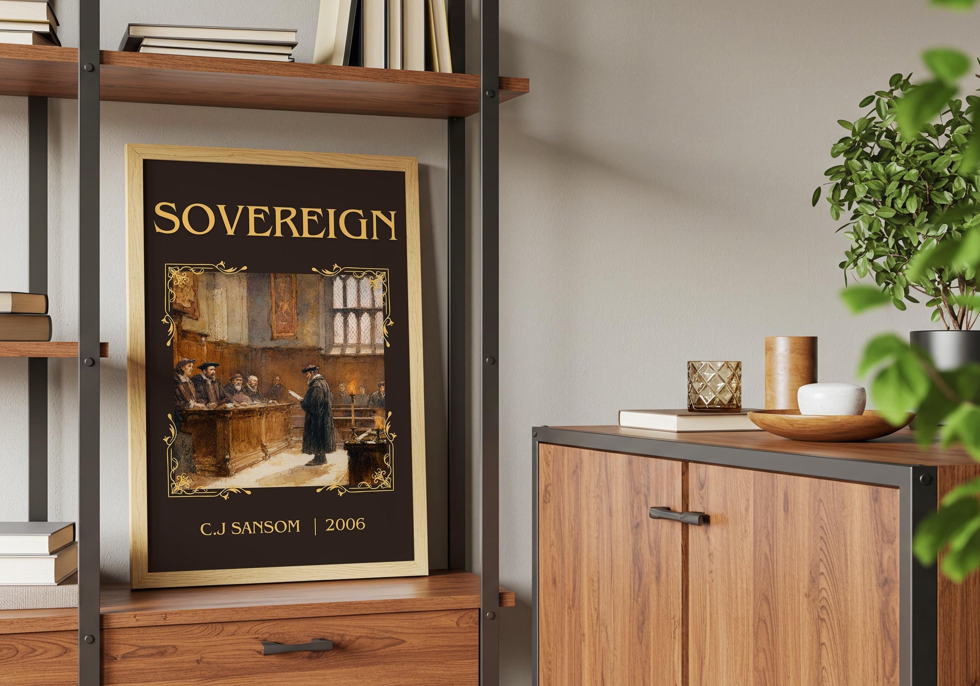 Sovereign by C.J. Samson | Descriptive Book Poster | Minimalist