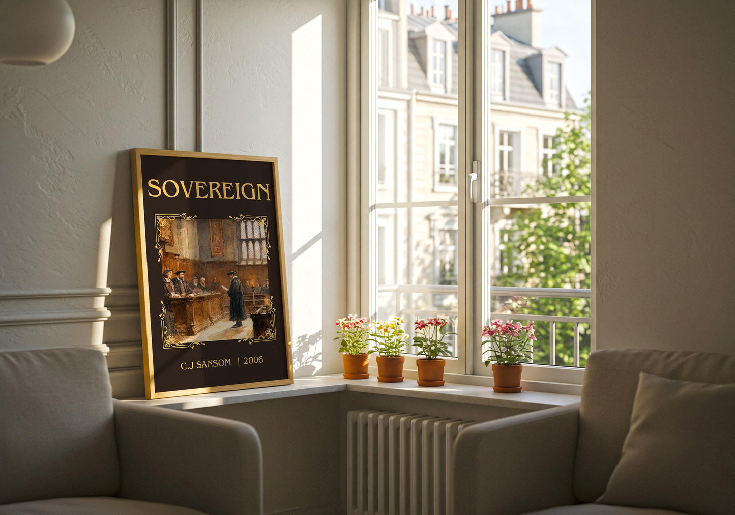 Sovereign by C.J. Samson | Descriptive Book Poster | Minimalist