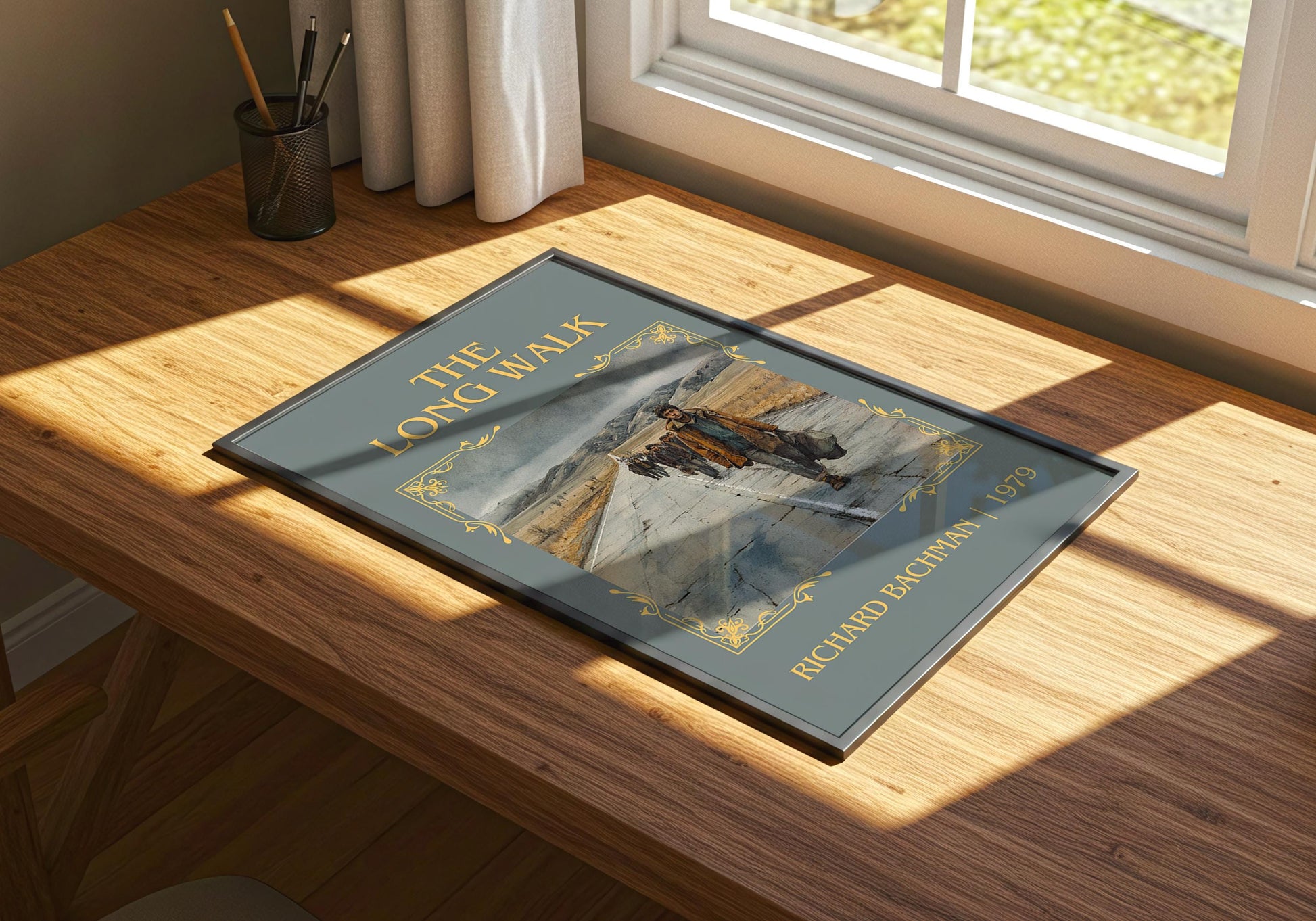 The Long Walk by Richard Bachman | Descriptive Book Poster | Minimalist