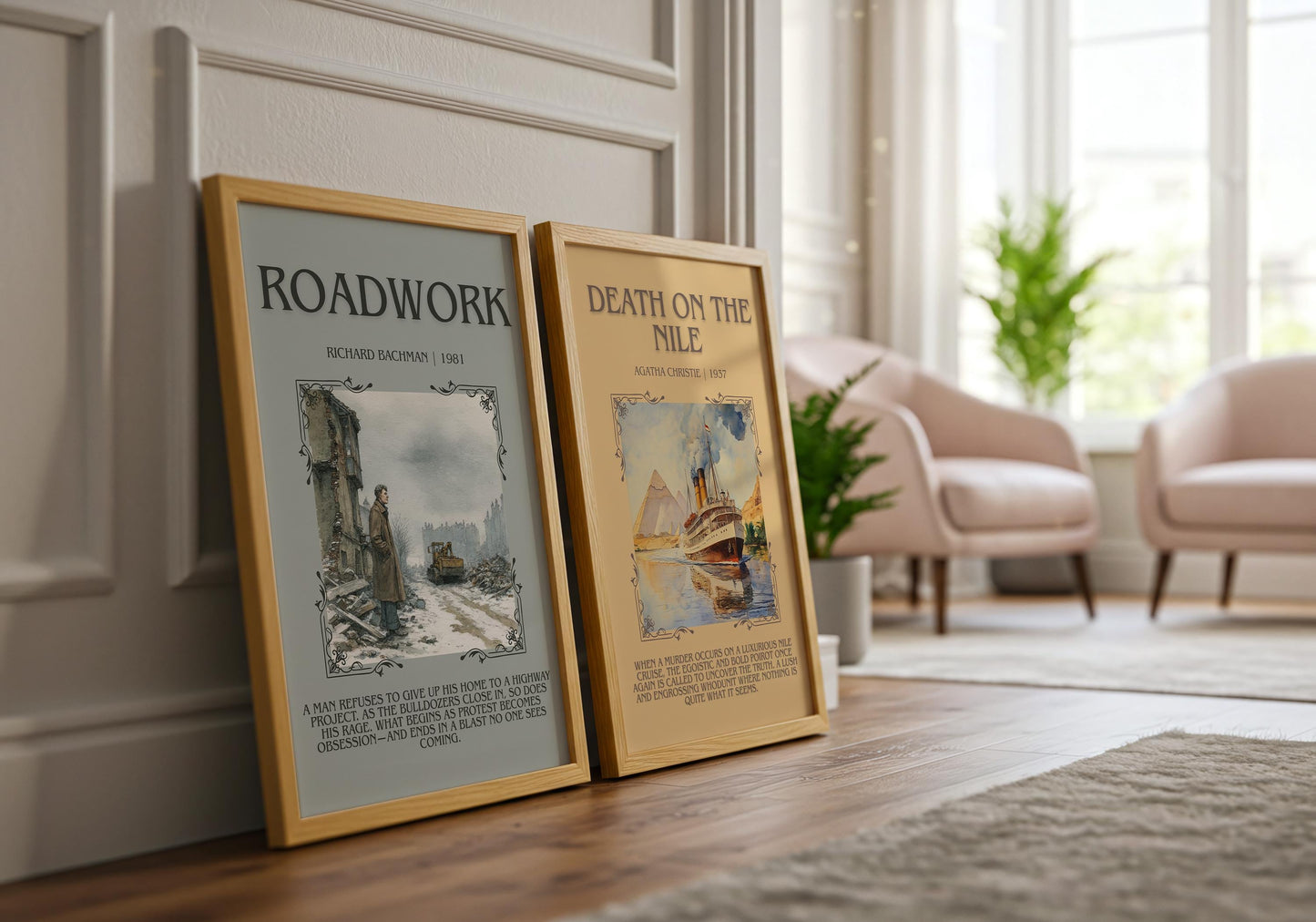 Roadwork by Richard Bachman | Descriptive Book Poster | Blurby