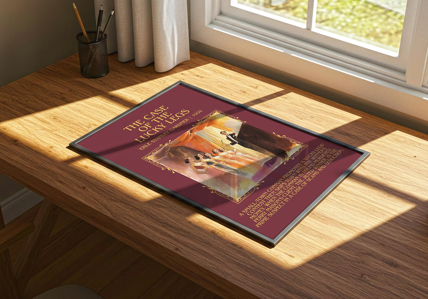 The Case Of The Lucky Legs by Erle Stanley Gardner | Descriptive Book Poster | Blurby