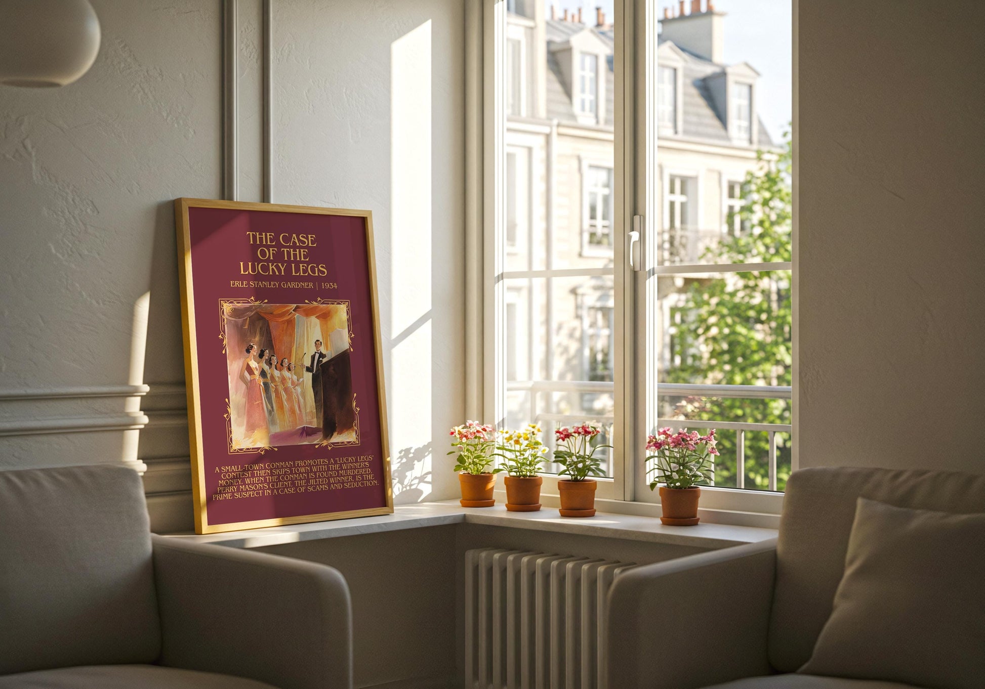 The Case Of The Lucky Legs by Erle Stanley Gardner | Descriptive Book Poster | Blurby