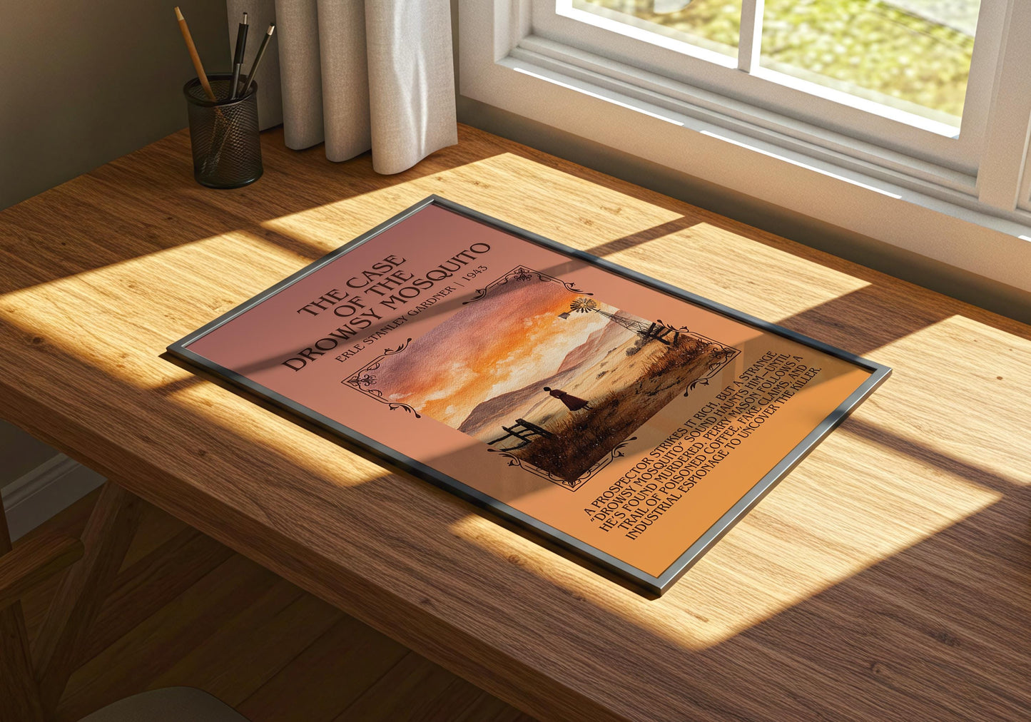 The Case Of The Drowsy Mosquito by Erle Stanley Gardner | Descriptive Book Poster | Blurby